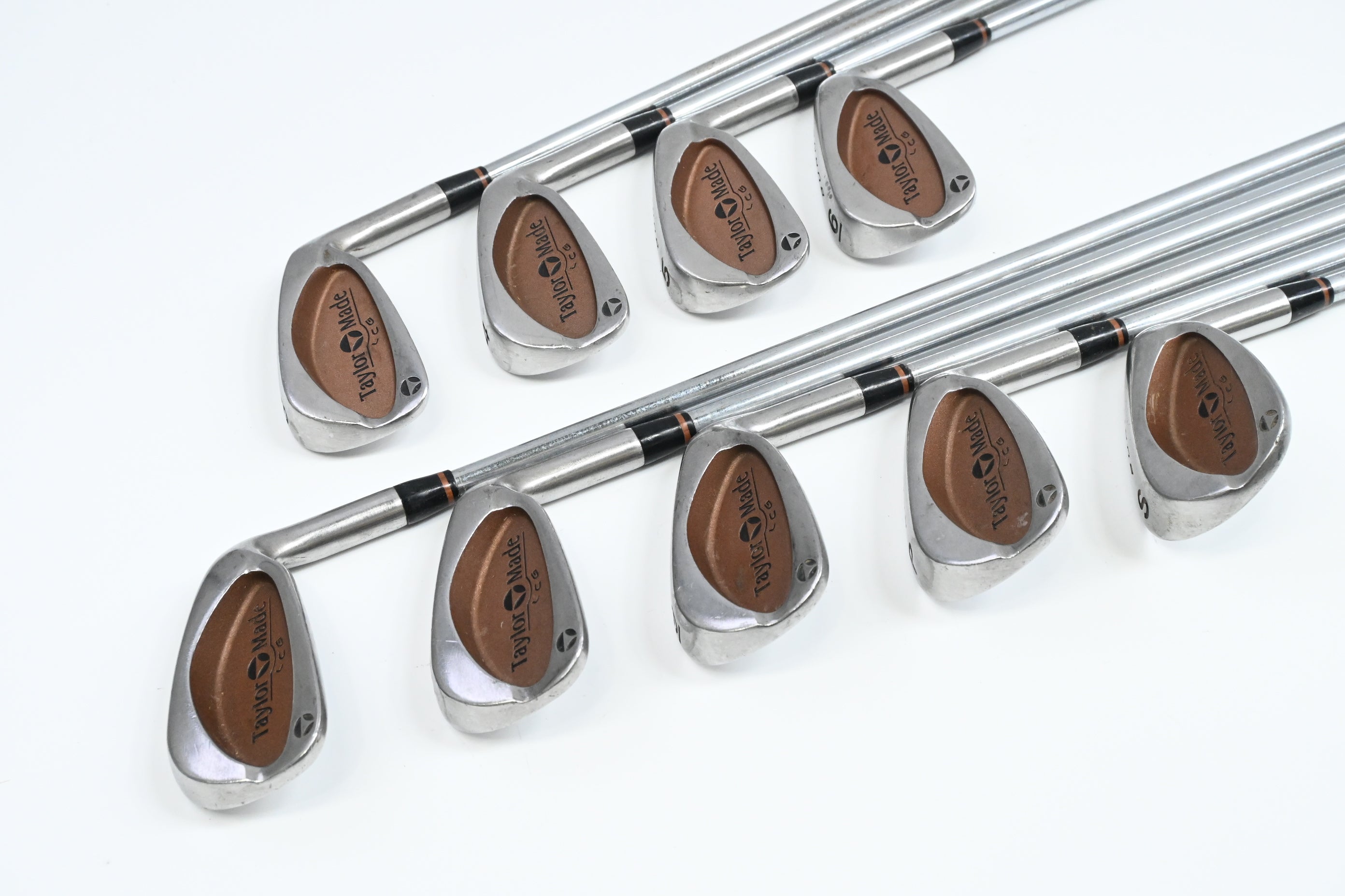 Taylormade Burner LCG Irons / 3-PW+SW / Regular Flex Taylormade Rifle 80 Shafts