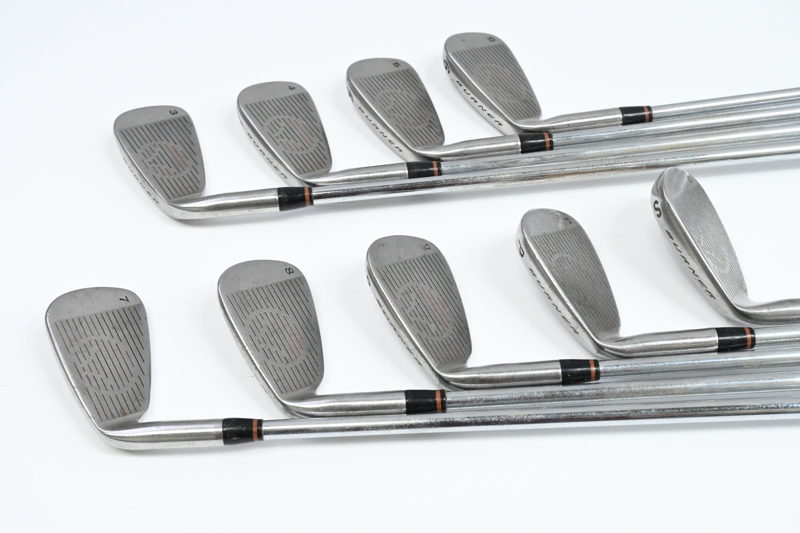 Taylormade Burner LCG Irons / 3-PW+SW / Regular Flex Taylormade Rifle 80 Shafts