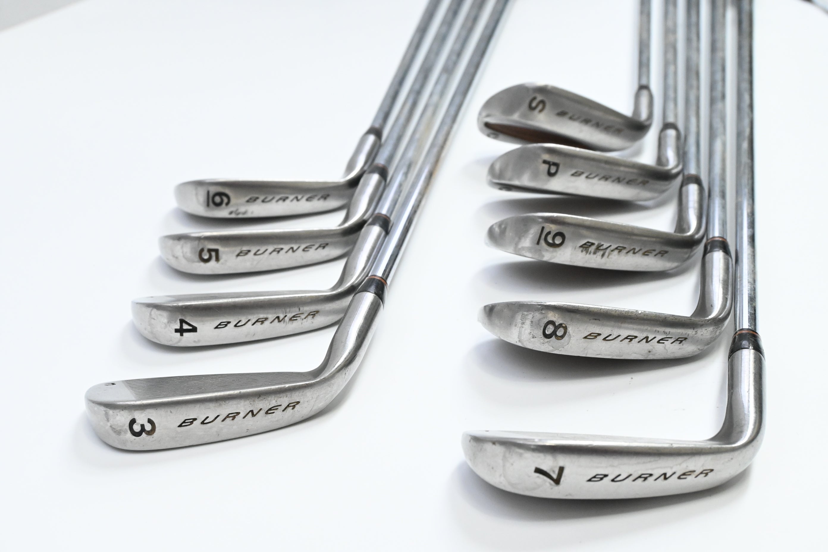 Taylormade Burner LCG Irons / 3-PW+SW / Regular Flex Taylormade Rifle 80 Shafts