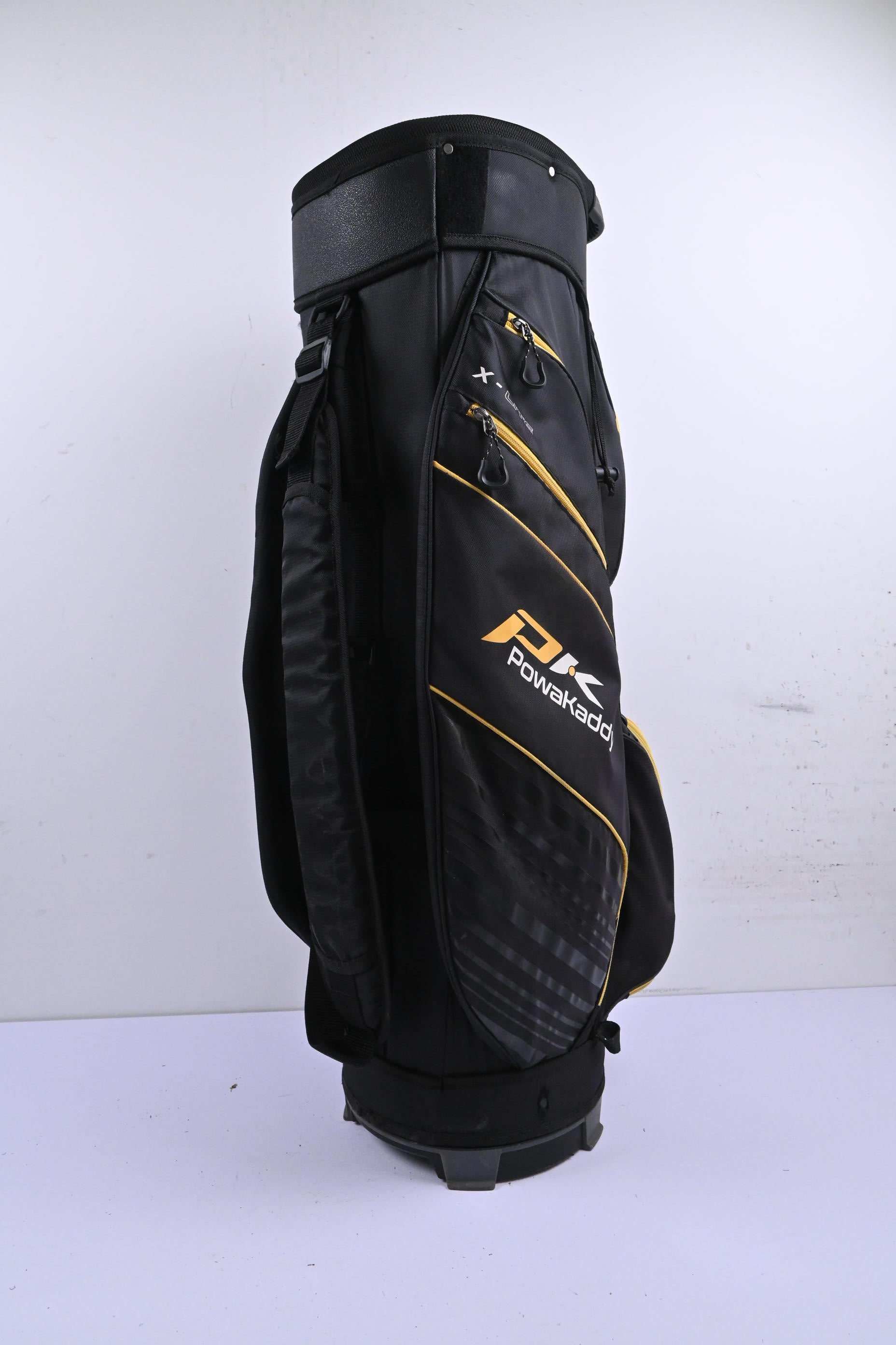 Powakaddy X-Lite Cart Bag / 14-Way Divider / Black & Yellow