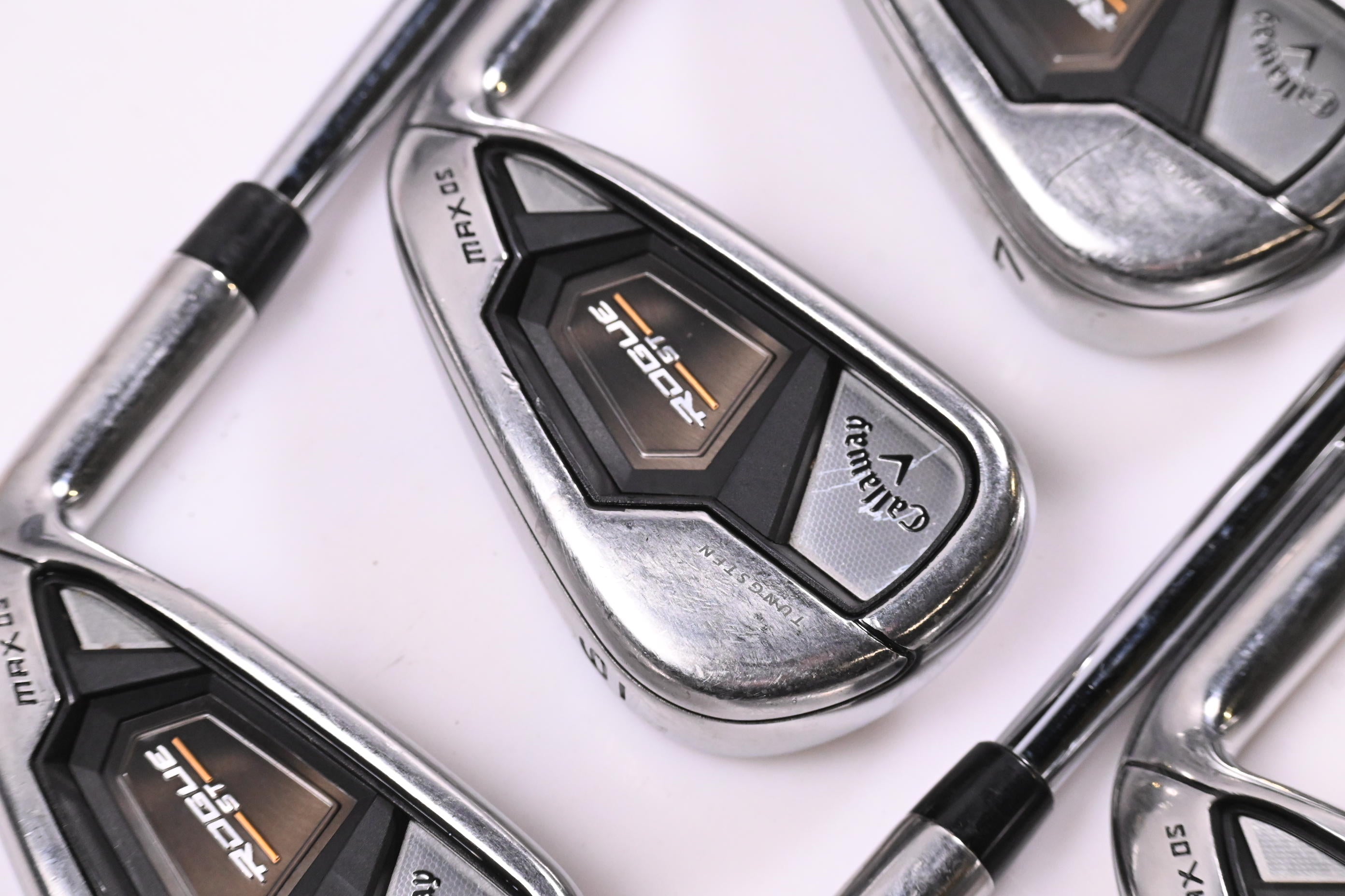 Callaway Rogue ST Max OS Irons / 5-PW / Regular Flex Elevate MPH 85 Shafts