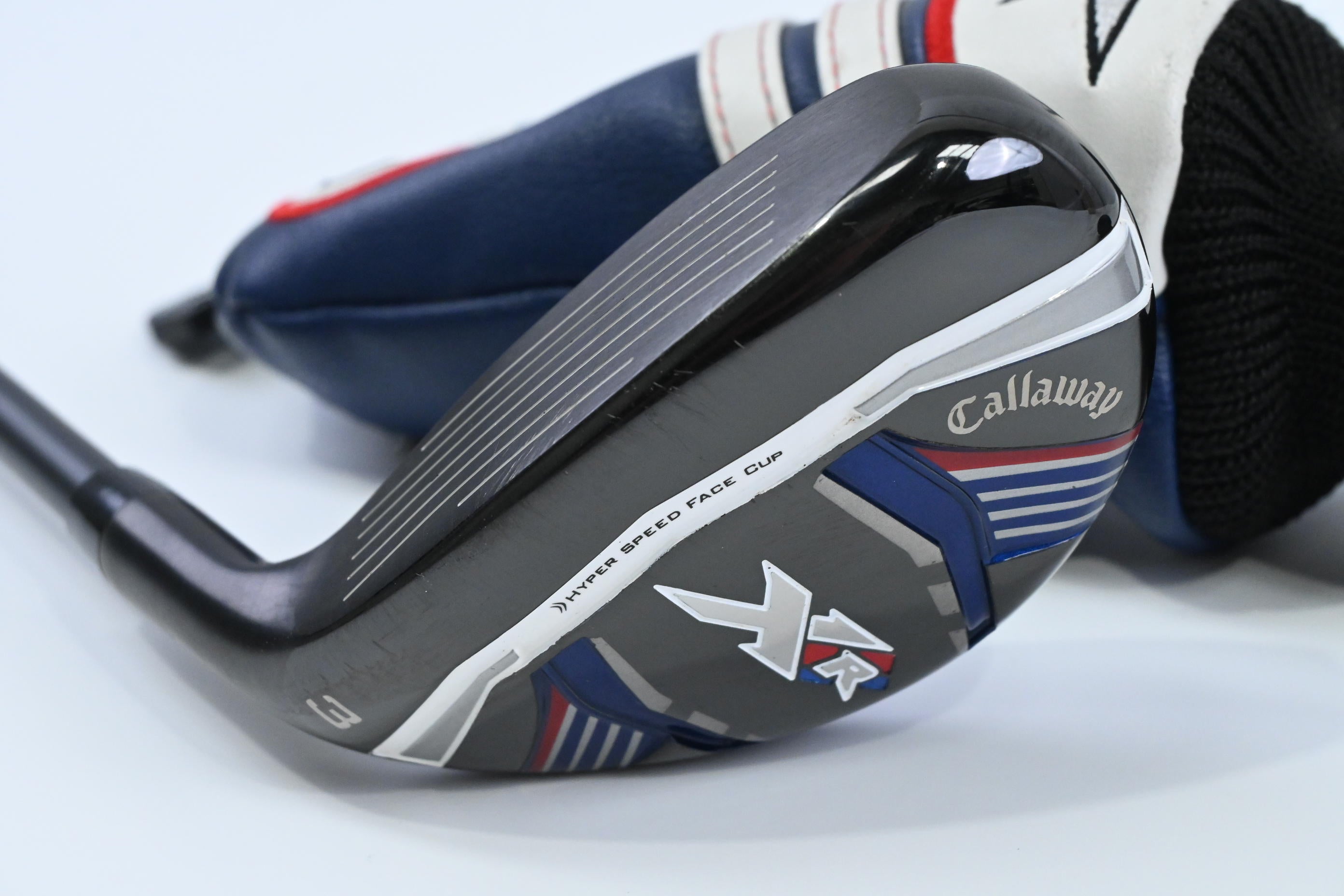 Left Hand Callaway XR #3 Hybrid / 19 Degree / Regular Flex San Diego 58 Shaft