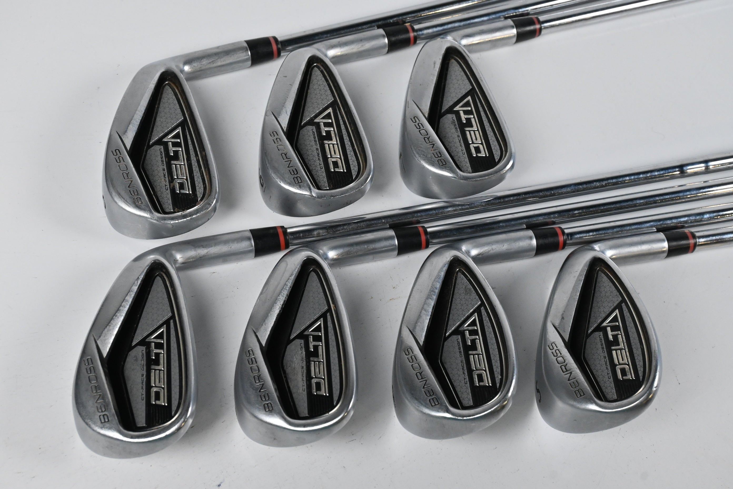 Benross Delta Irons / 5-PW+SW / Regular Flex KBS MAX 80 Shafts