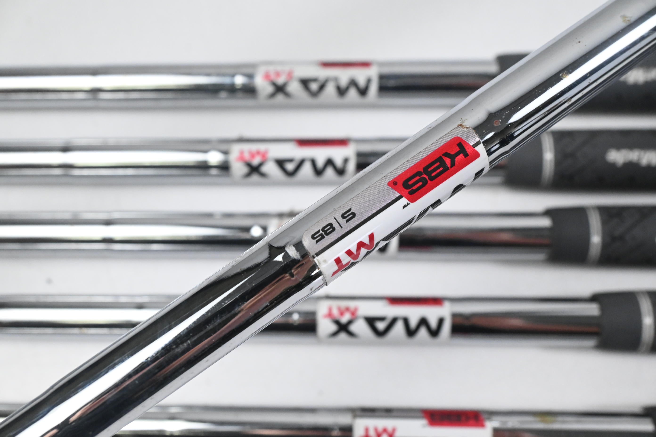 Taylormade Stealth Irons / 5-PW+GW / Stiff Flex KBS MAX MT 85 Shafts