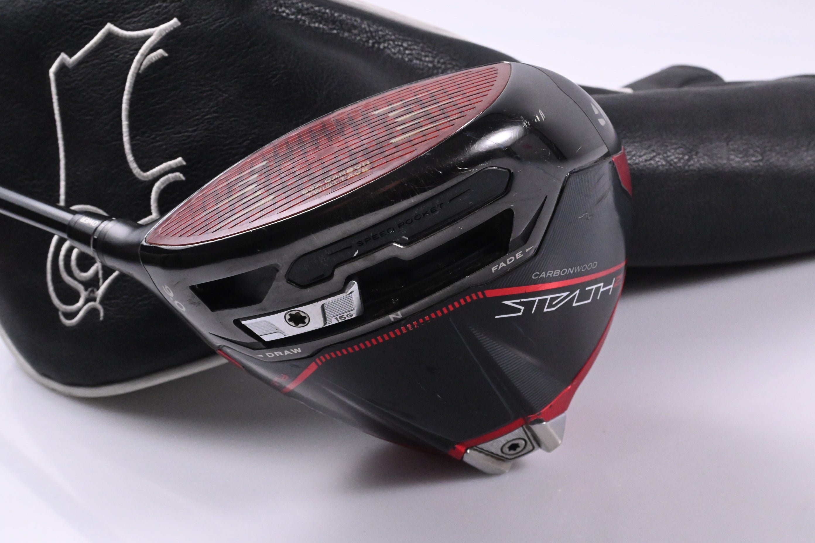 Left Hand Taylormade Stealth 2 Plus Driver / 9 Degree / Stiff Flex Ventus TR Red 5 Shaft