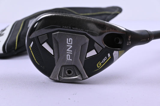 Ping G430 #5 Hybrid / 26 Degree / Regular Flex Ping Alta CB Black 70 Shaft