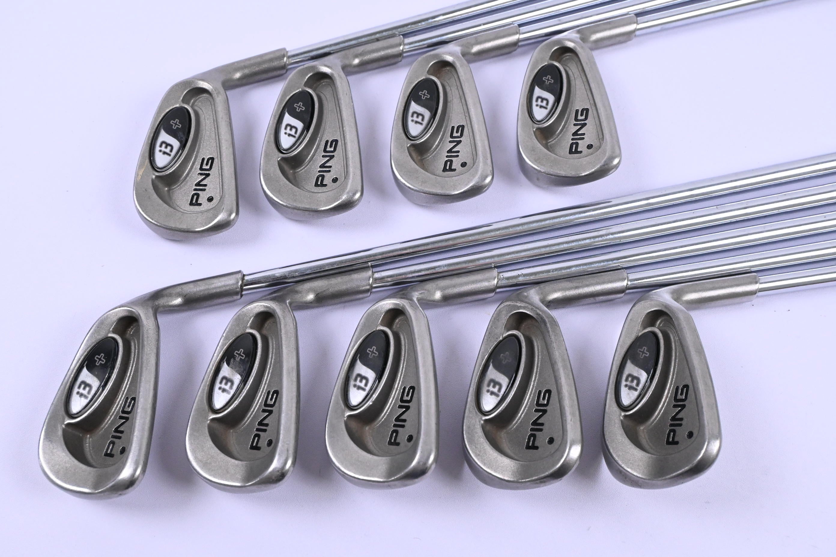Ping i3+ Irons / 3-PW+SW / Black Dot / Regular Flex Dynamic Gold R300 Shafts