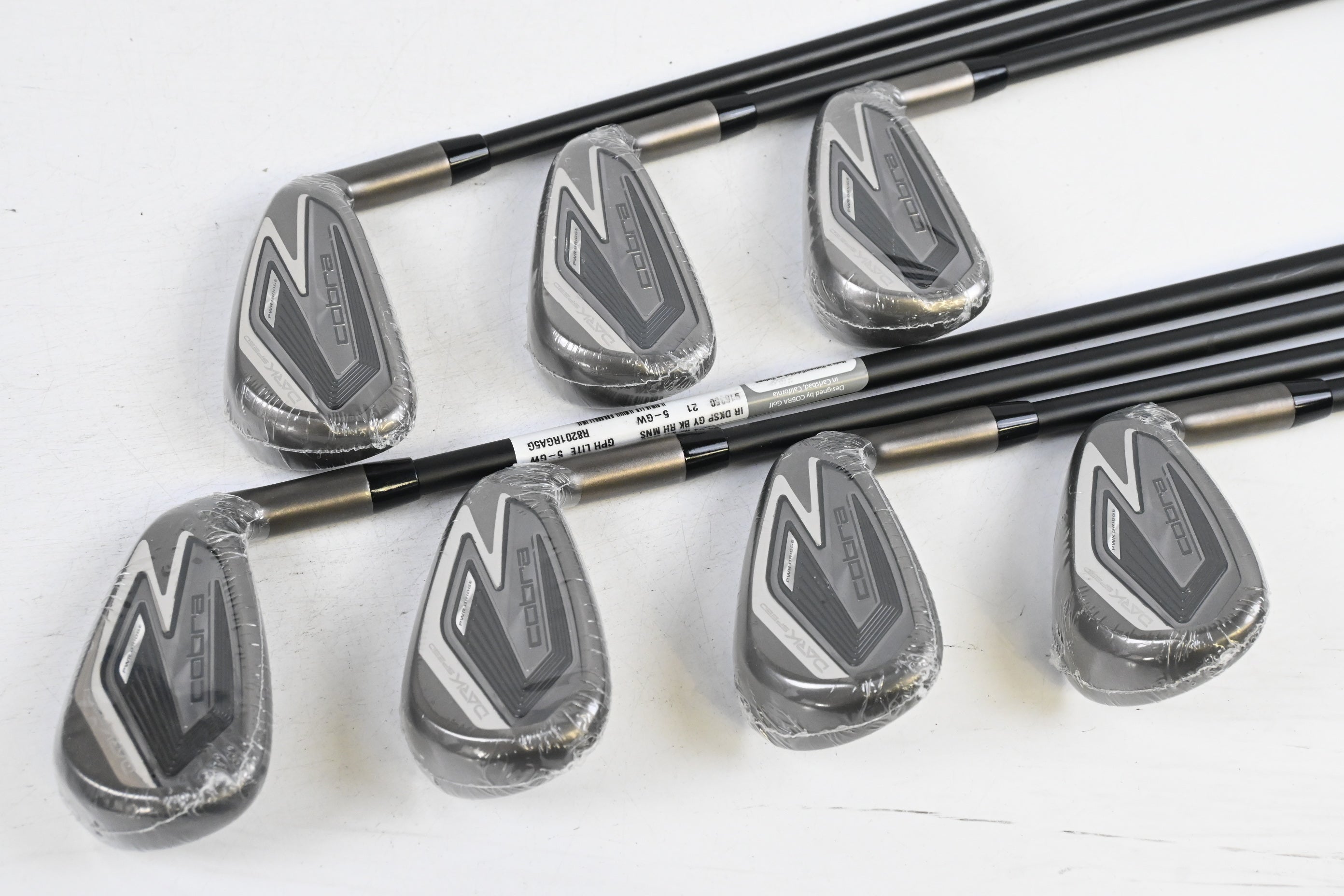 Cobra Darkspeed Irons / 5-PW+GW / Senior Flex KBS PGI 65 Shafts