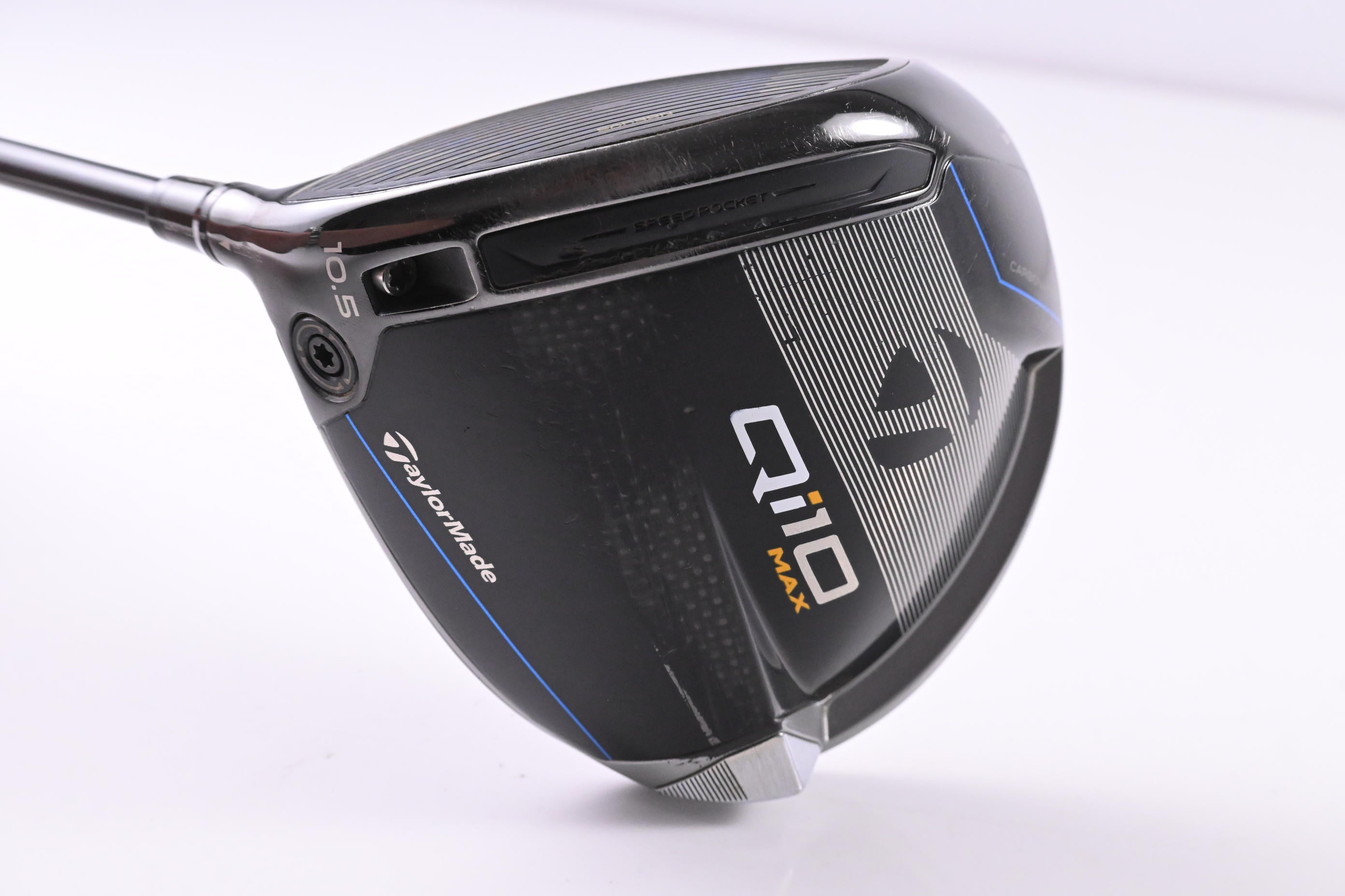 Left Hand Taylormade Qi10 Max Driver / 10.5 Degree / Regular Flex Ventus TR 5