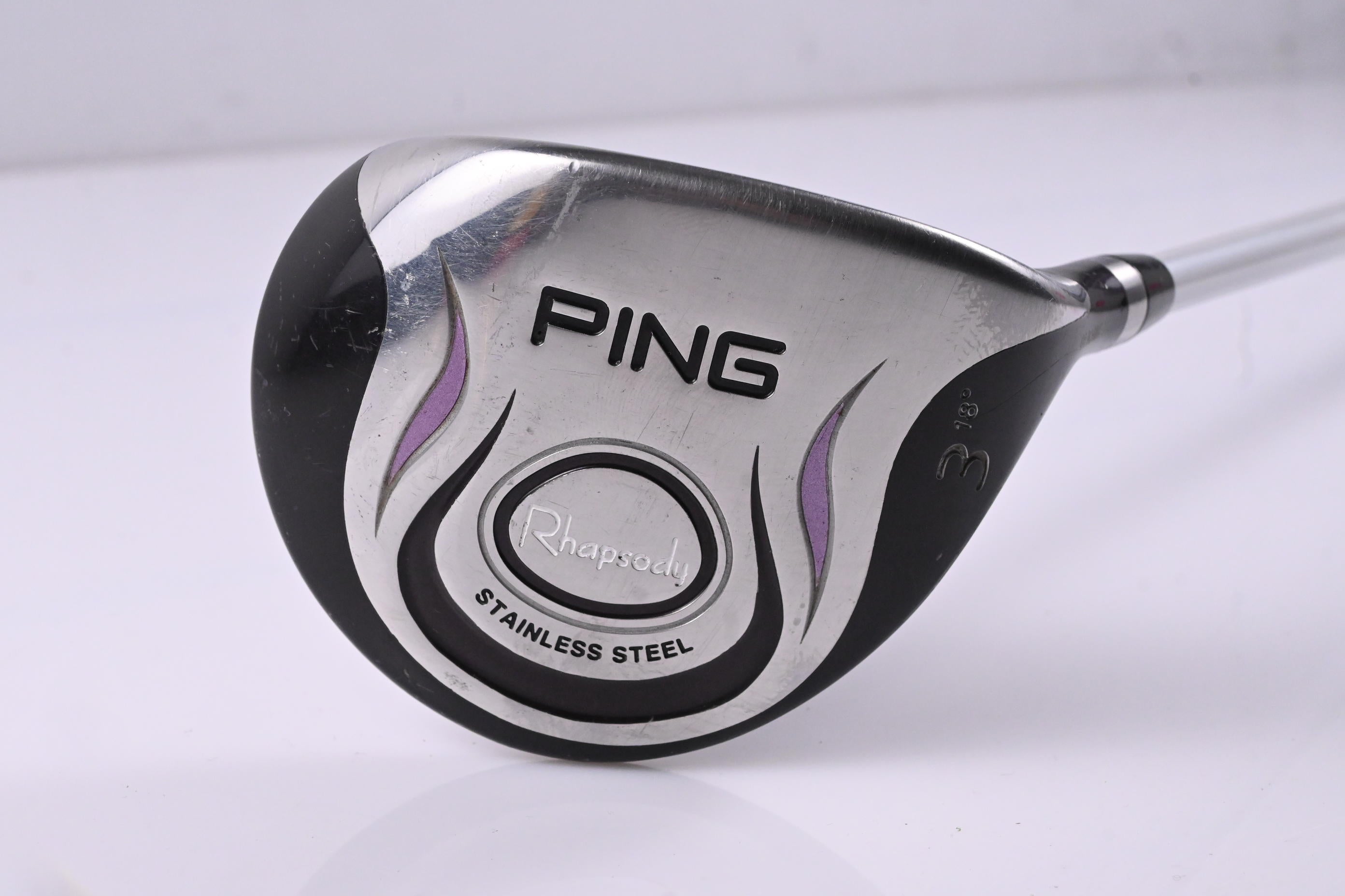 Ladies Ping Rhapsody #3 Wood / 18 Degree / Ladies Flex Ping ULT129 Shaft
