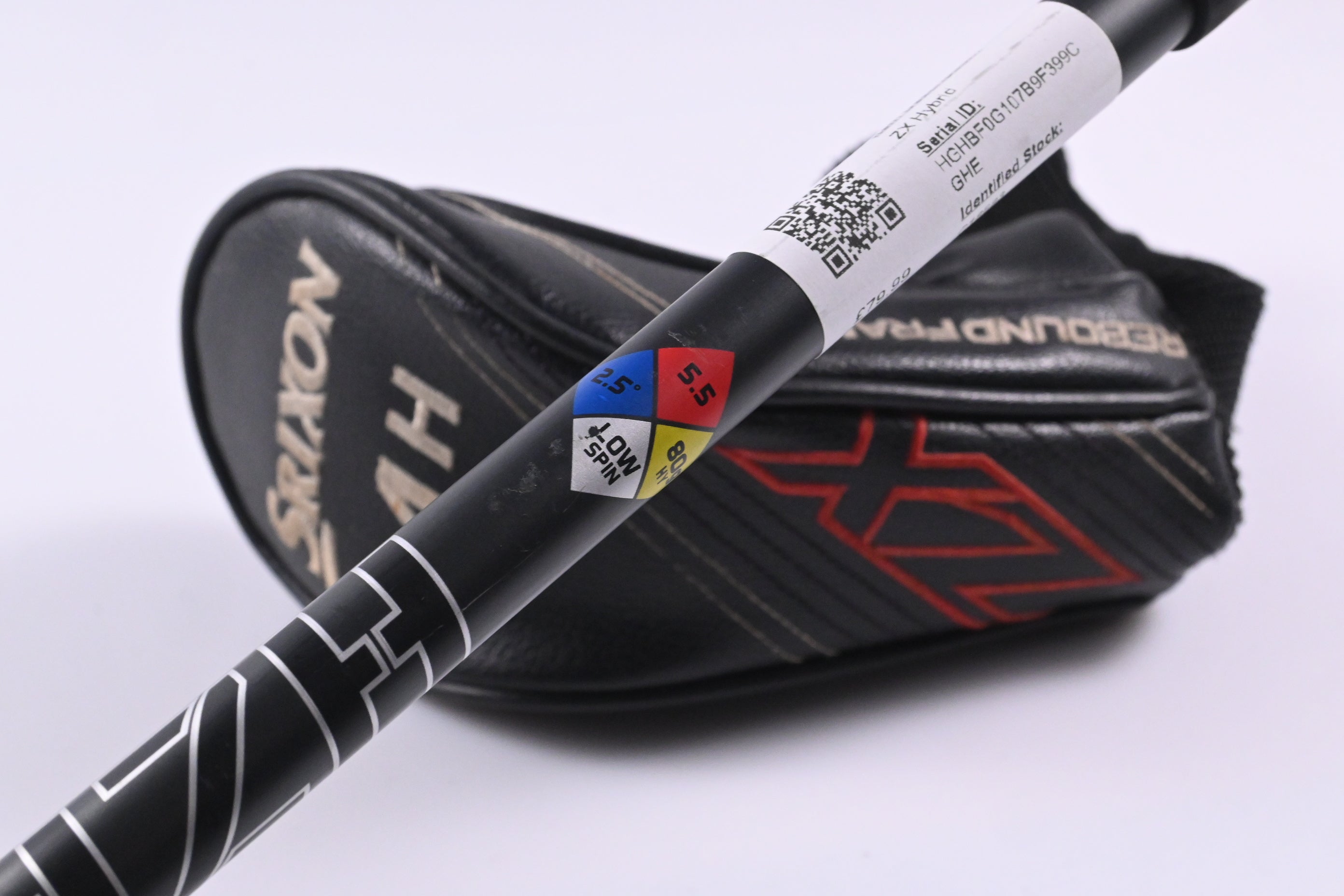 Srixon ZX #4 Hybrid / 22 Degree / Regular Flex HZRDUS Smoke Black 80 Shaft