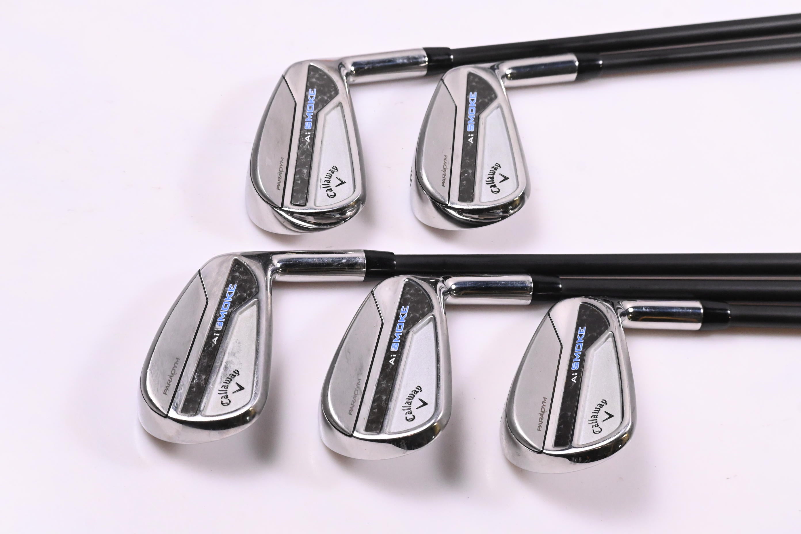 Callaway Paradym Ai Smoke Irons / 5-9i / Stiff Flex Project X Cypher 2.0 70