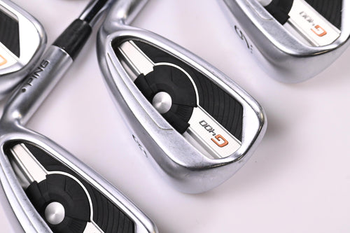 Ping G400 Irons / 5-9i / Black Dot / Stiff Flex Ping AWT 2.0 Shafts