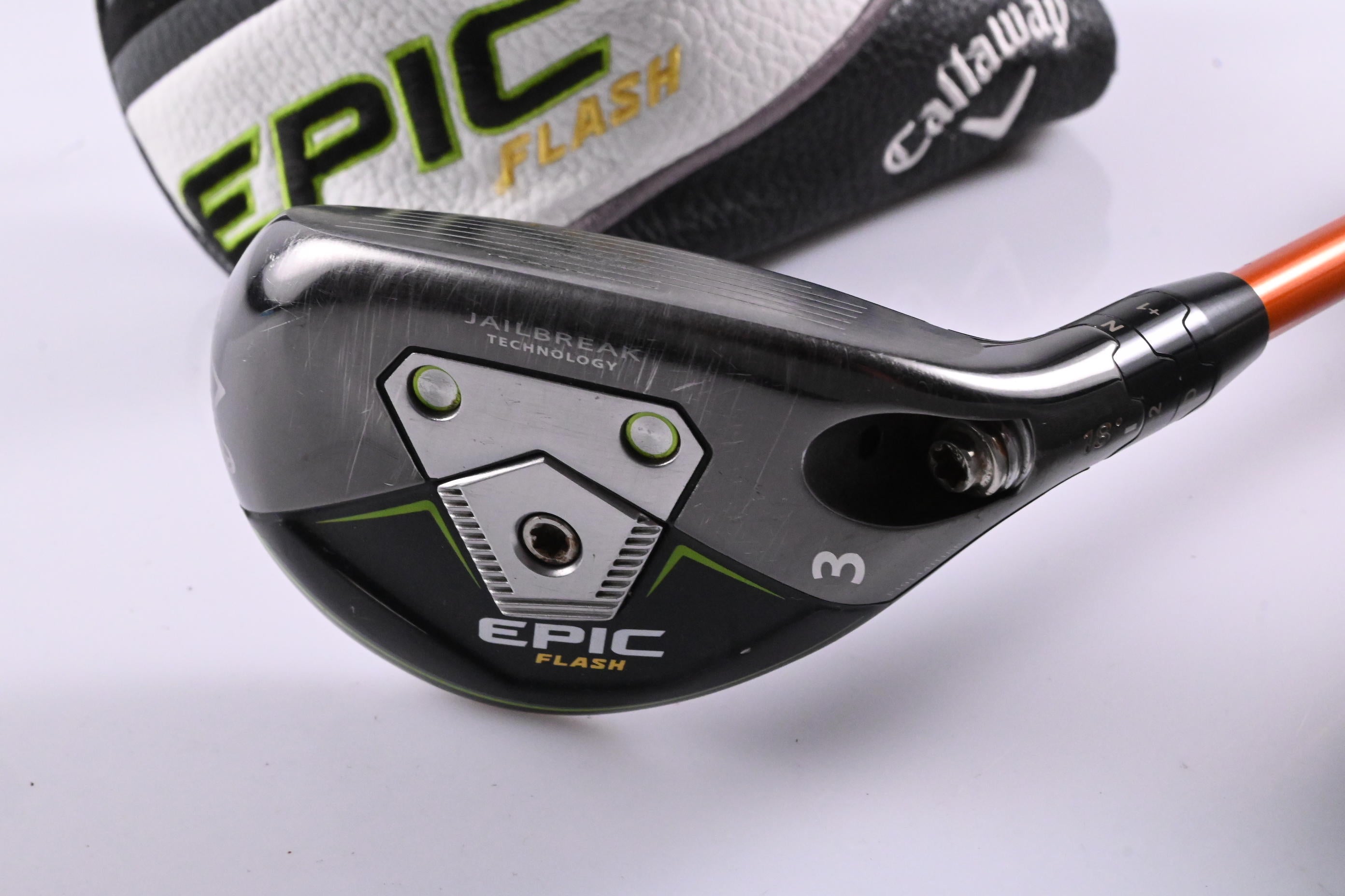 Callaway Epic Flash #3 Hybrid / 18 Degree / Stiff Flex Tour AD DI-85 Shaft