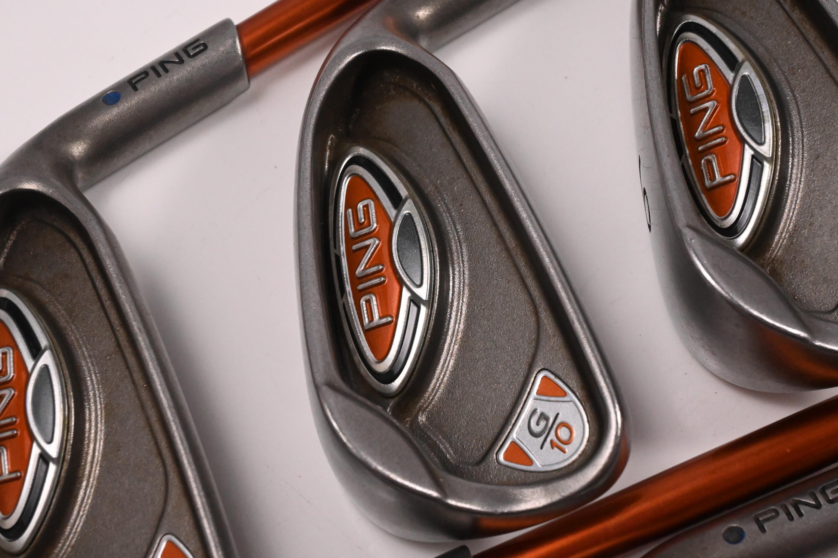 Ping G10 Irons / 4-PW+SW / Blue Dot / Regular Flex Ping TFC 129 I Shafts