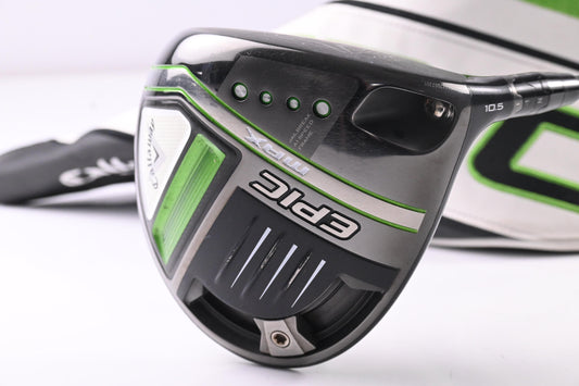 Callaway Epic Max Driver / 10.5 Degree / Regular Flex HZRDUS Smoke iM10 Green 50