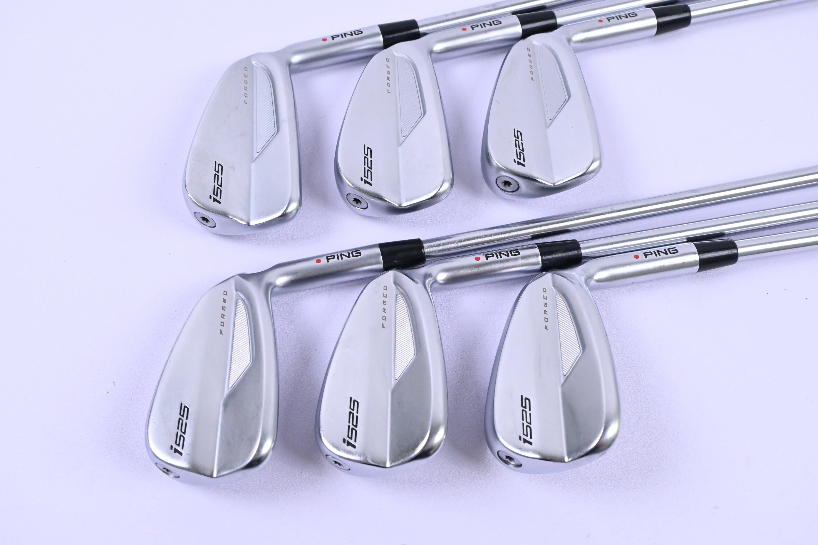 Ping i525 Irons / 5-PW / Red Dot / Regular Plus Flex Project X IO 105 Shafts