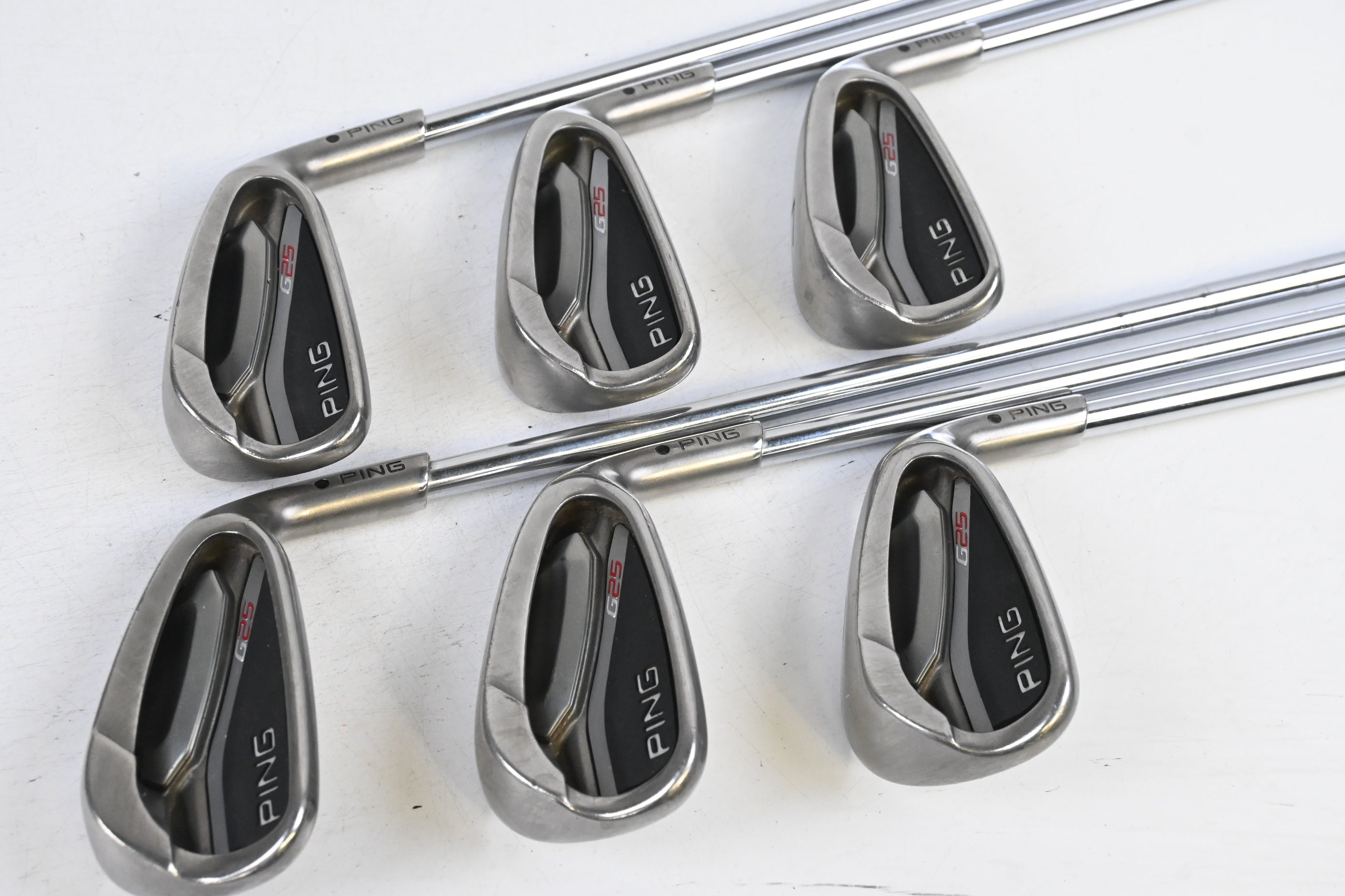 Ping G25 Irons / 5-PW / Black Dot / Regular Flex Ping CFS Shafts