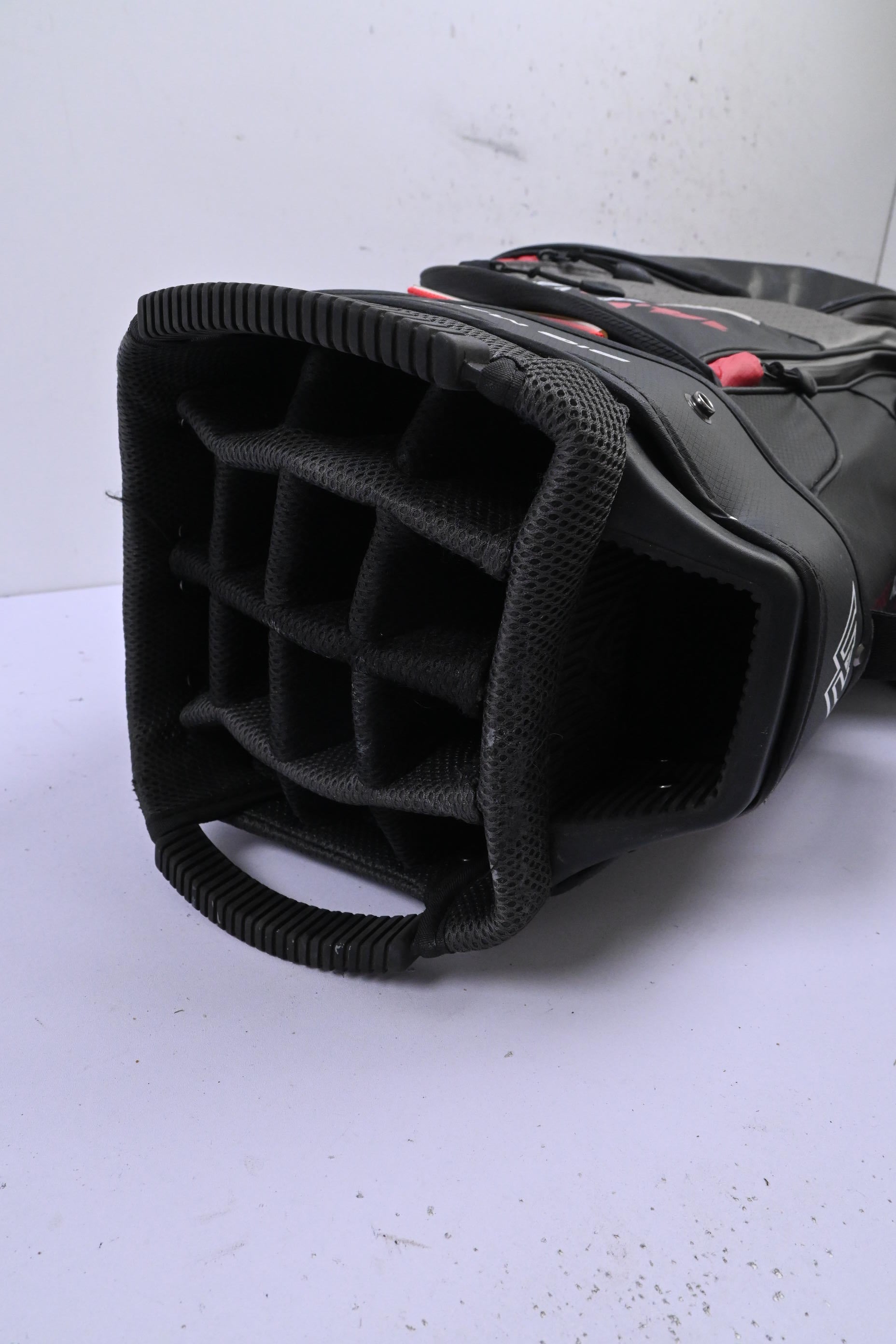 Big Max 14.0 Cart Bag / 14-Way Divider / Black, Grey & Red