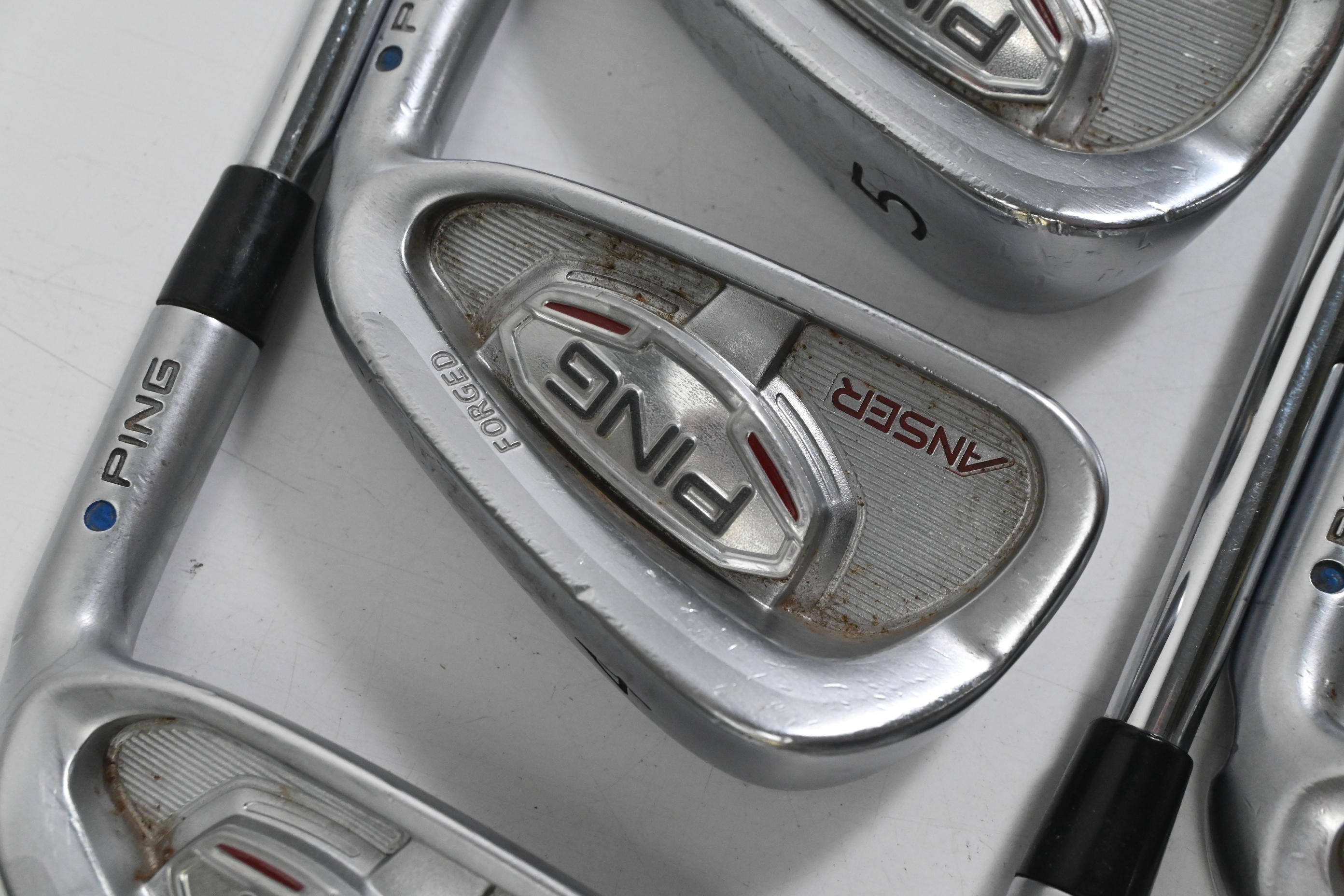 Ping Anser Forged 2011 Irons / 3-PW / Blue Dot / Regular Flex Project X Rifle