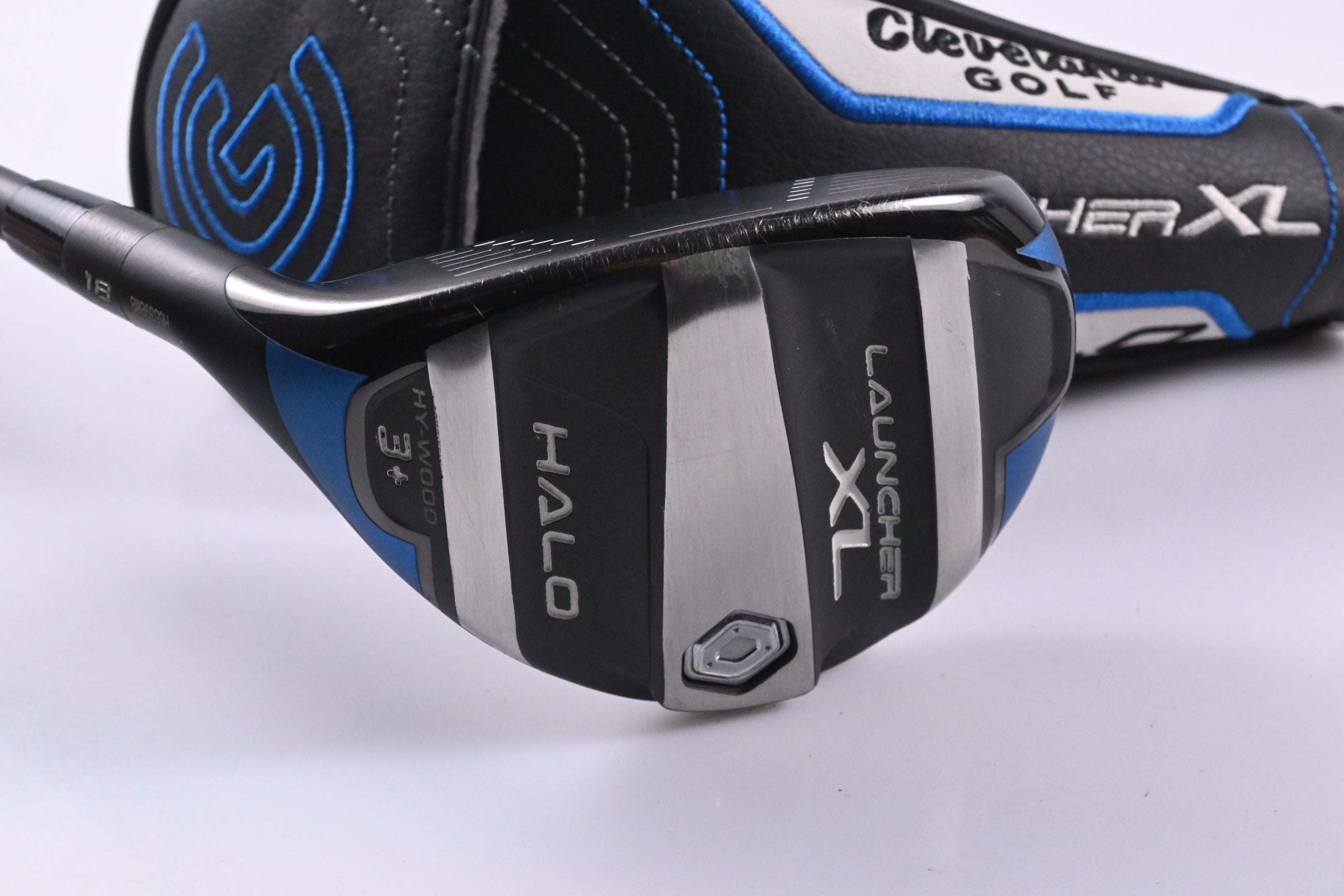 Left Hand Cleveland Launcher XL Halo Fairway #3 Wood / 18 Degree / Stiff Flex