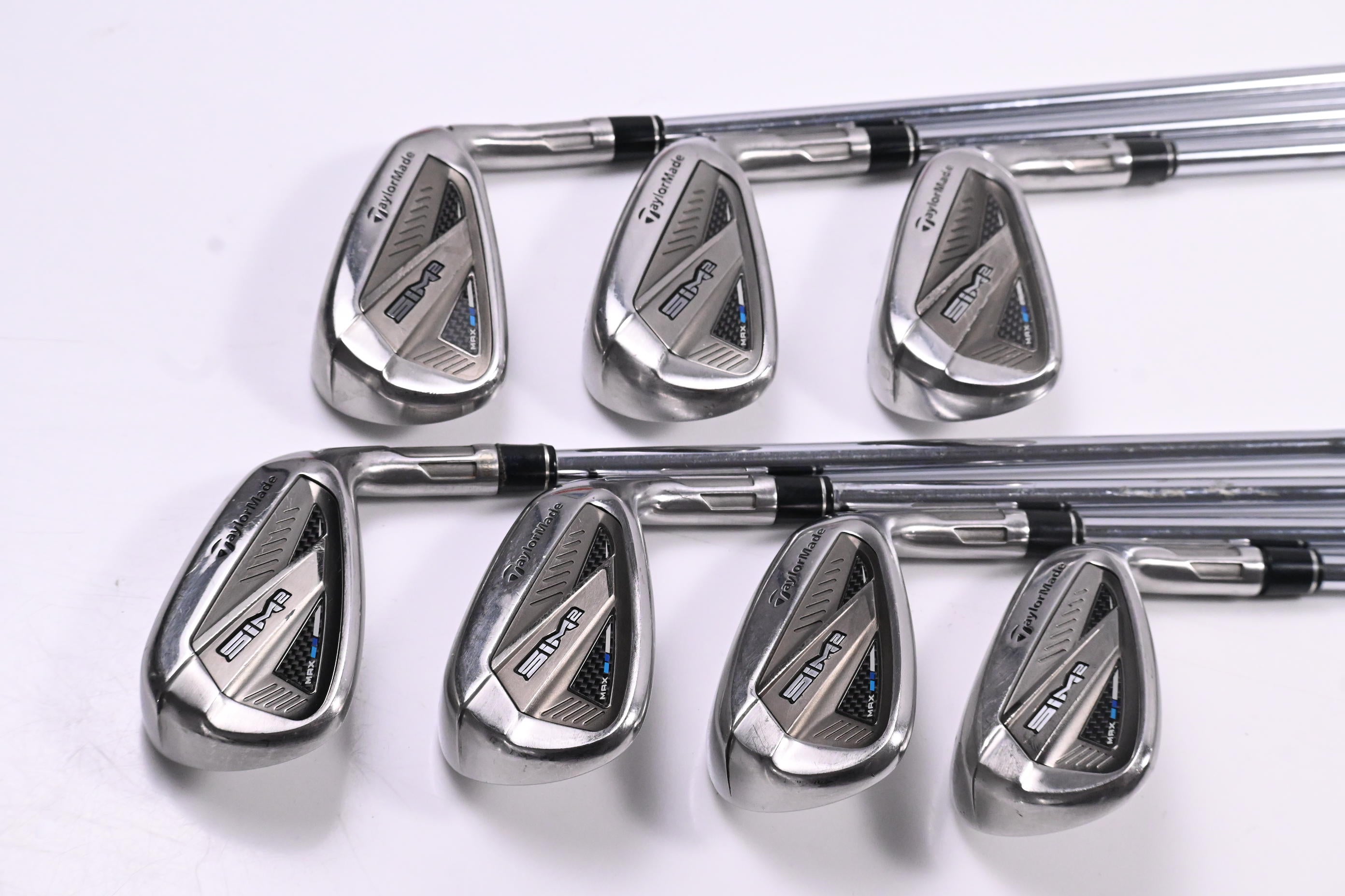 Taylormade SIM2 Max Irons / 5-PW+GW / Regular Flex KBS MAX MT 85 Shafts