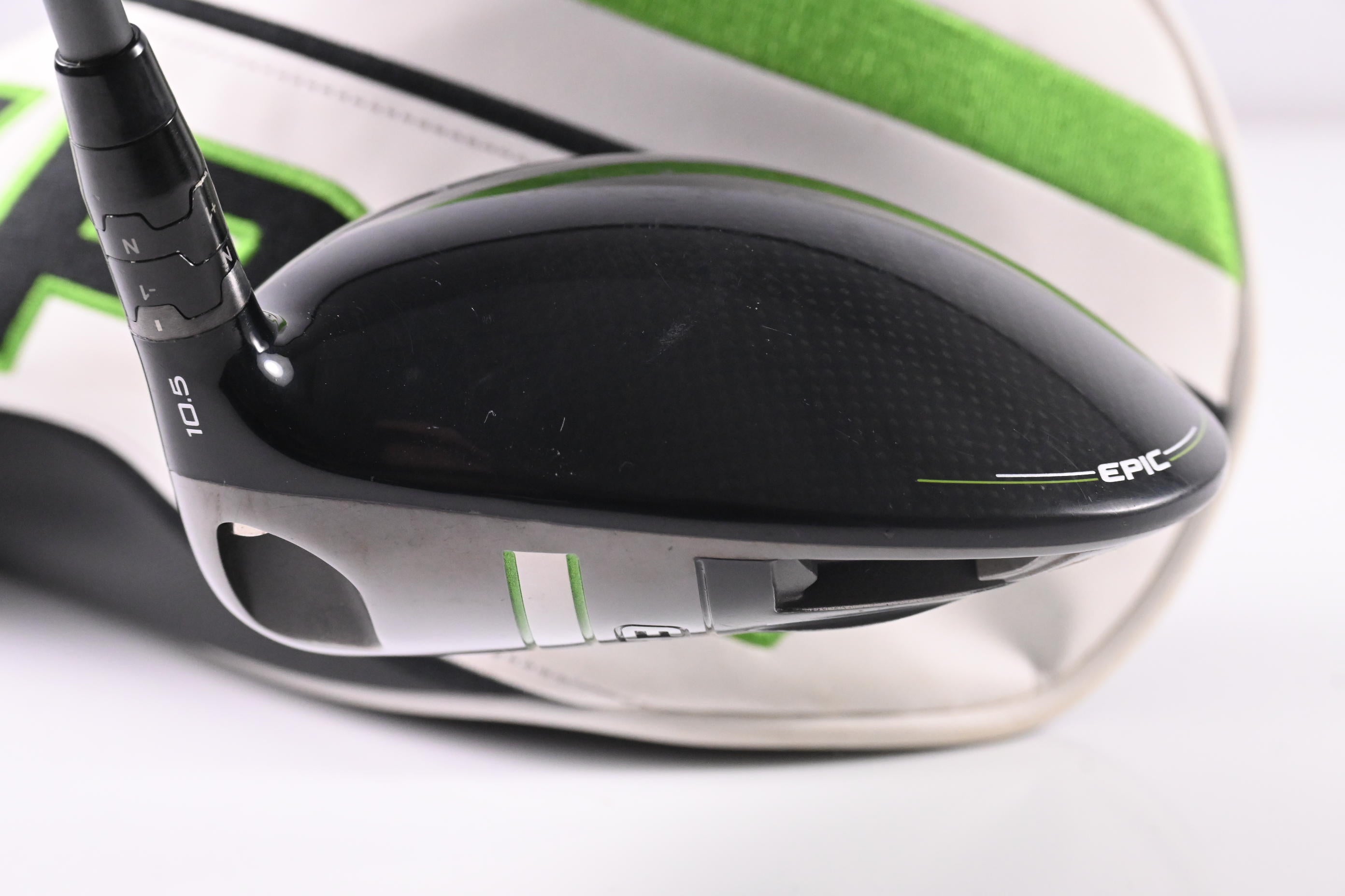 Callaway Epic Max Driver / 10.5 Degree / Regular Flex HZRDUS Smoke iM10 Green 50