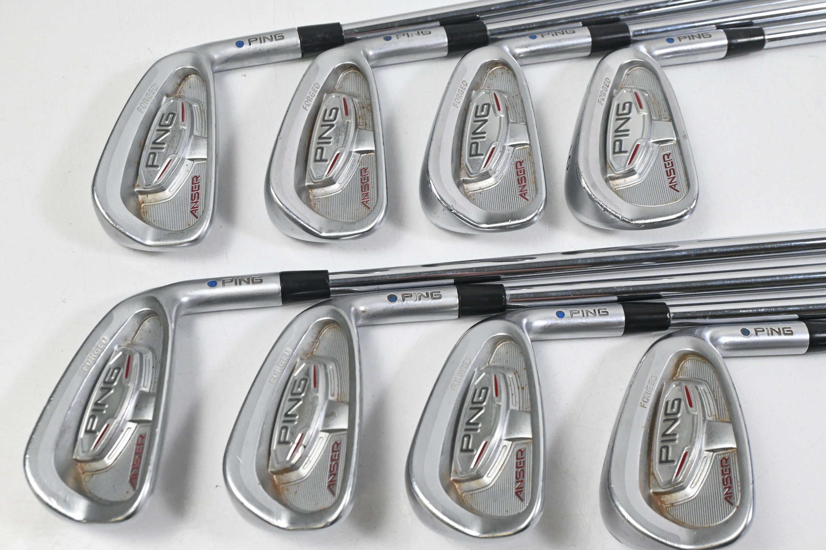 Ping Anser Forged 2011 Irons / 3-PW / Blue Dot / Regular Flex Project X Rifle
