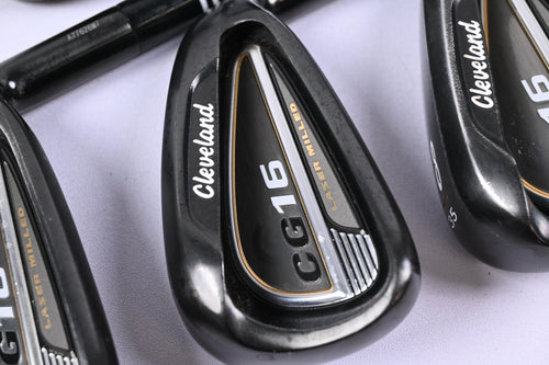 Cleveland CG16 Black Pearl Irons / 4-8i / Regular Flex Cleveland Traction 85