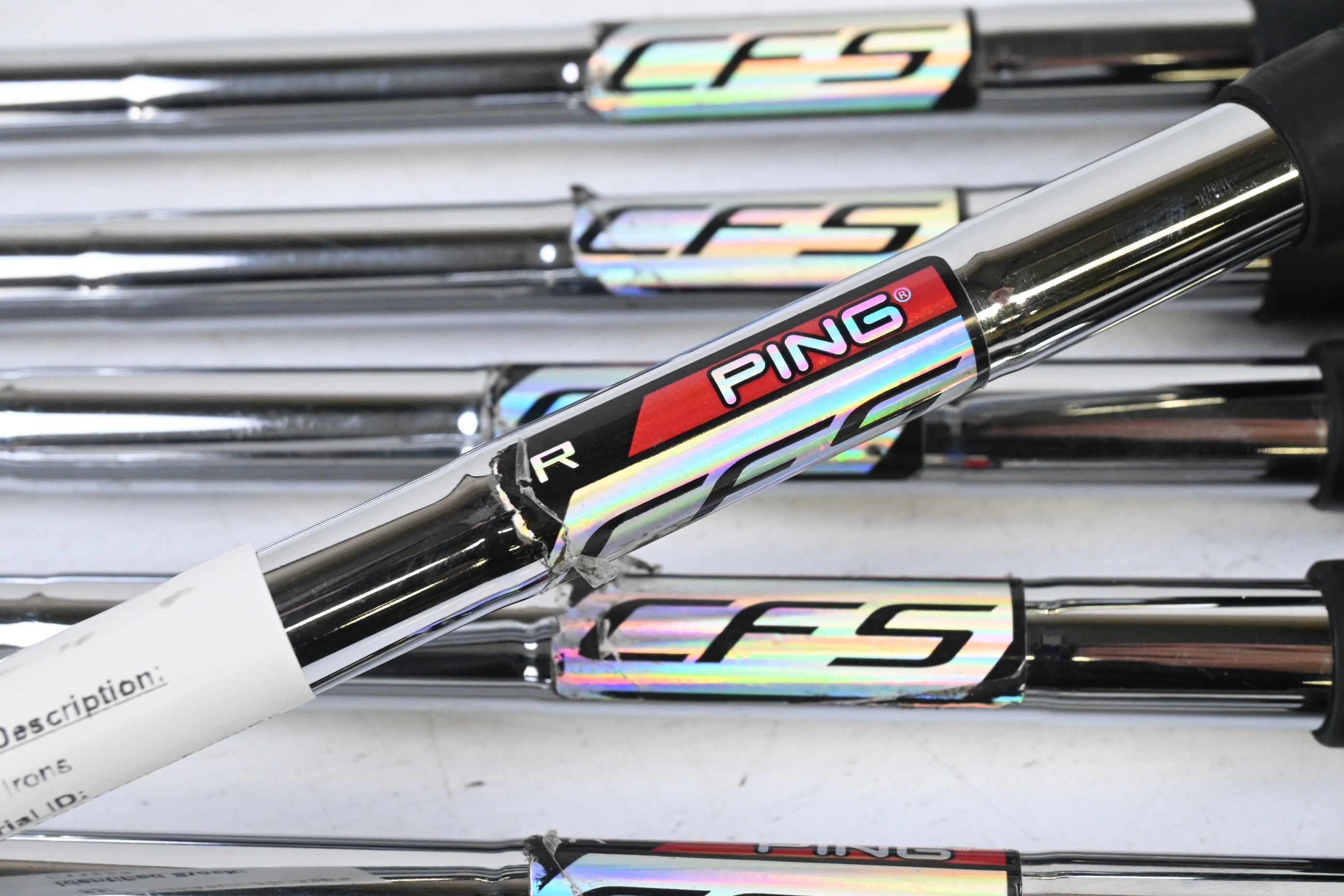 Ping G25 Irons / 5-PW / Black Dot / Regular Flex Ping CFS Shafts