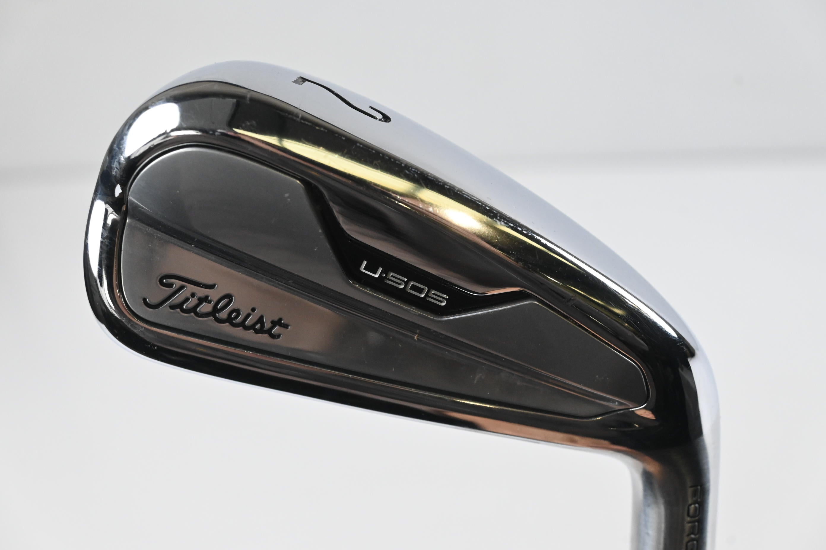 Titleist U505 2021 #2 Iron / 18 Degree / Stiff Flex Hzrdus Smoke Black RDX 80