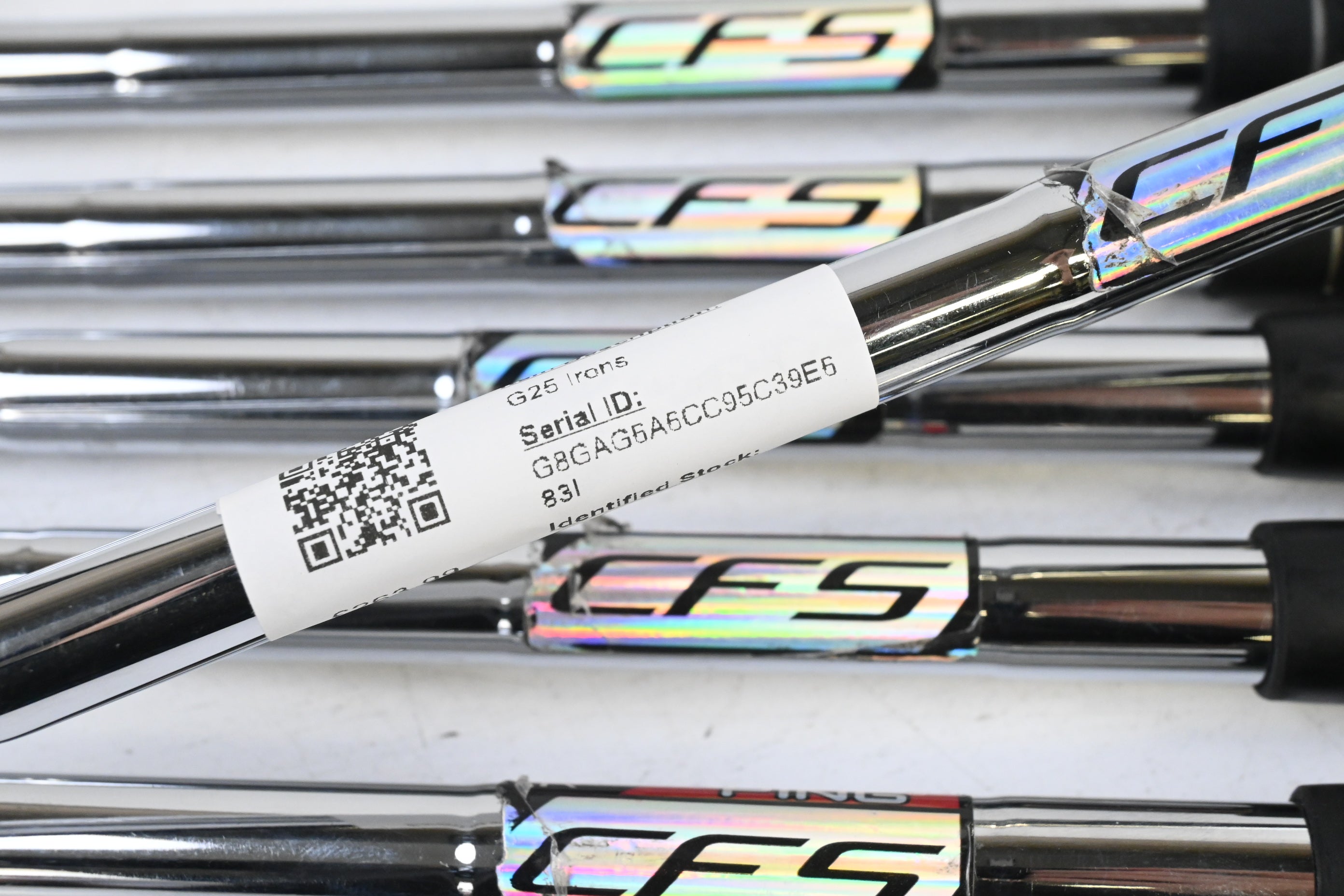 Ping G25 Irons / 5-PW / Black Dot / Regular Flex Ping CFS Shafts
