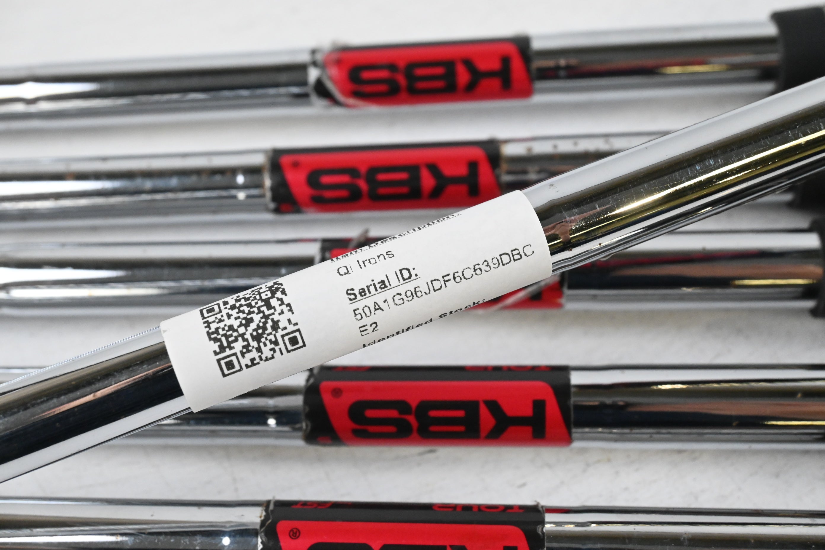 Taylormade Qi Irons / 5-PW / Stiff Flex KBS Tour Shafts