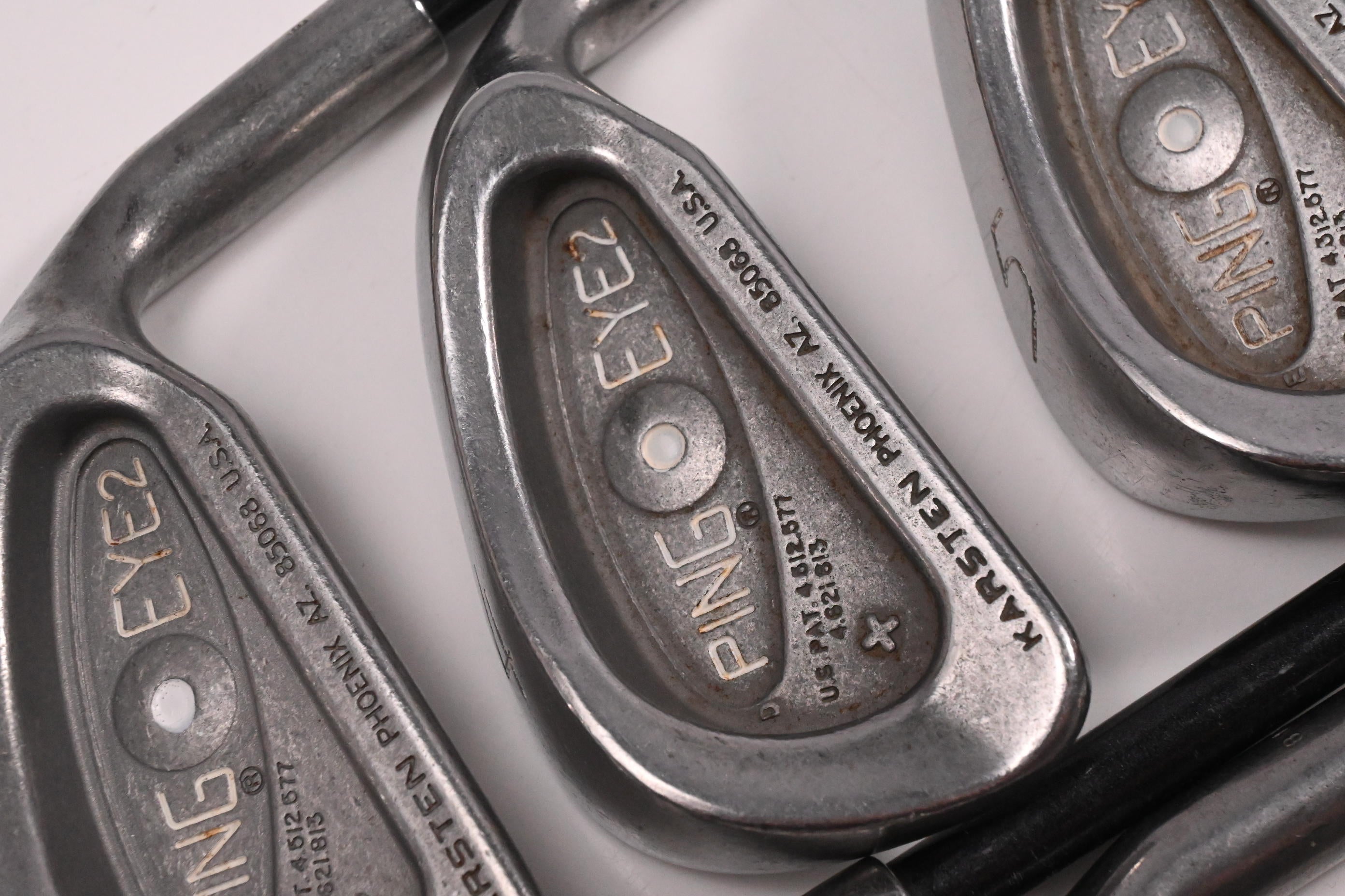 Ping Eye 2+ Irons / 3-PW / White Dot / Regular Flex Aldila XV Graphite Shafts