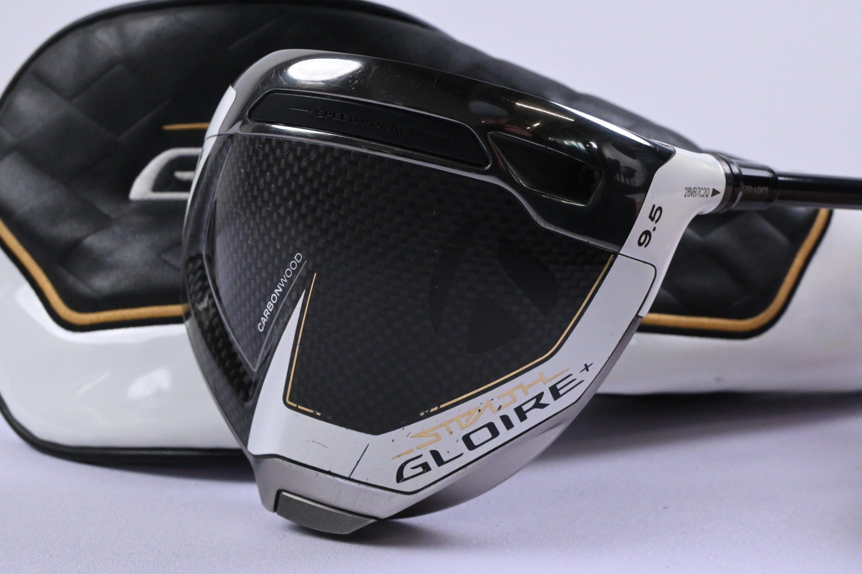 Taylormade Stealth Gloire+ Driver / 9.5 Degree / Stiff Flex HZRDUS Smoke Blue