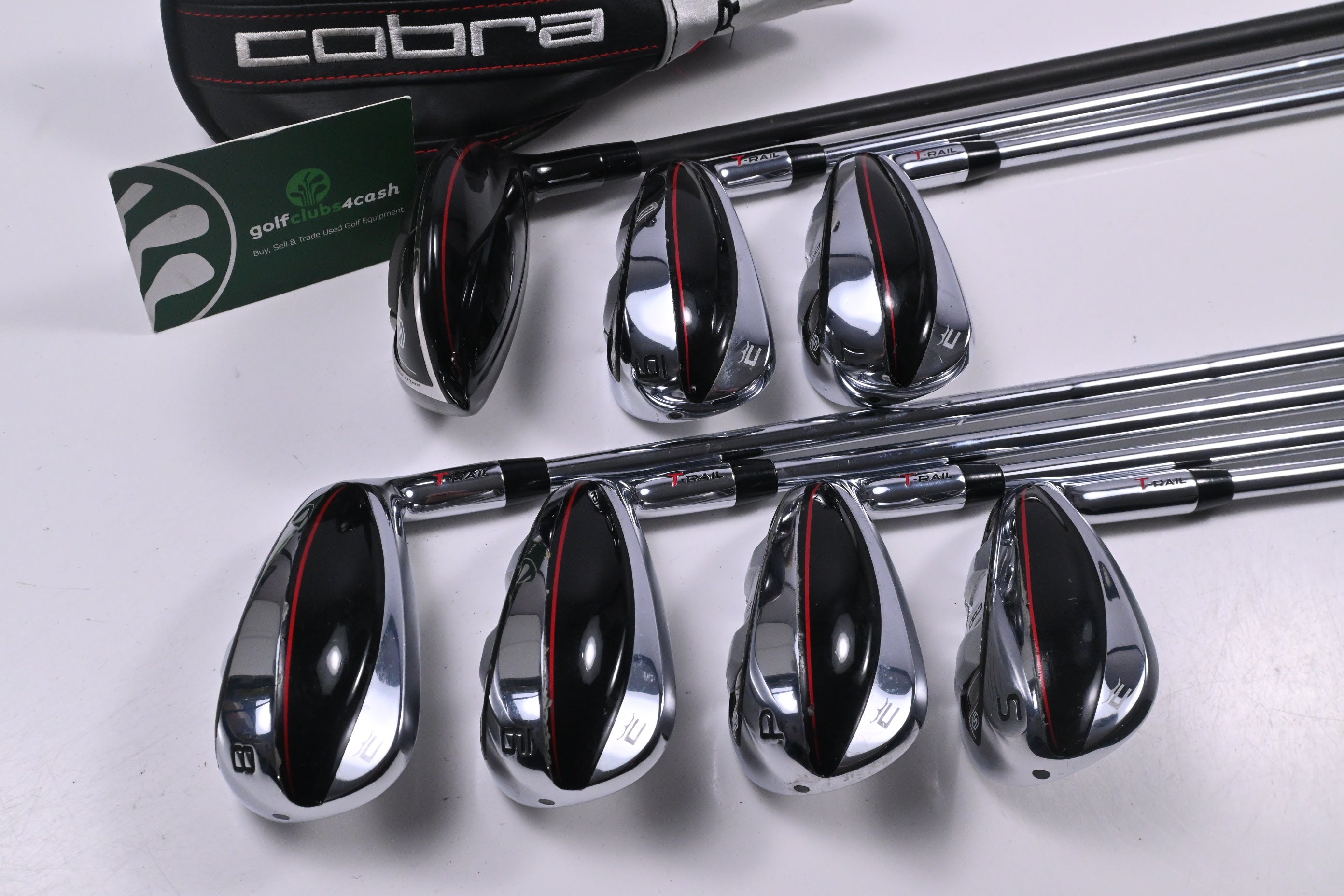 Cobra T-Rail 2023 Irons / 5H+6-PW+SW / Regular Flex Cobra Shafts