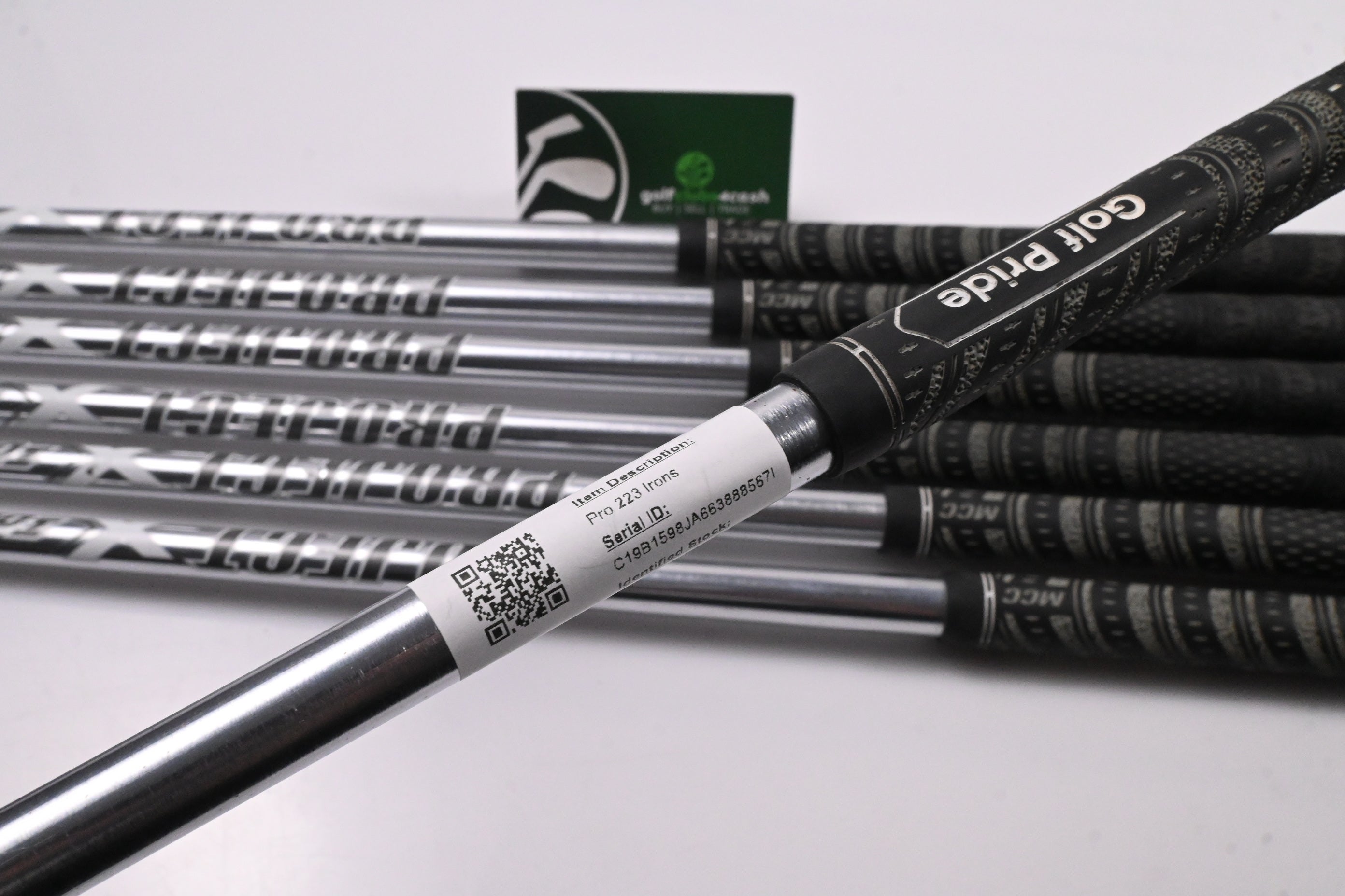 Mizuno Pro 223 Irons / 4-PW / Stiff Flex Project X IO 110 Shafts