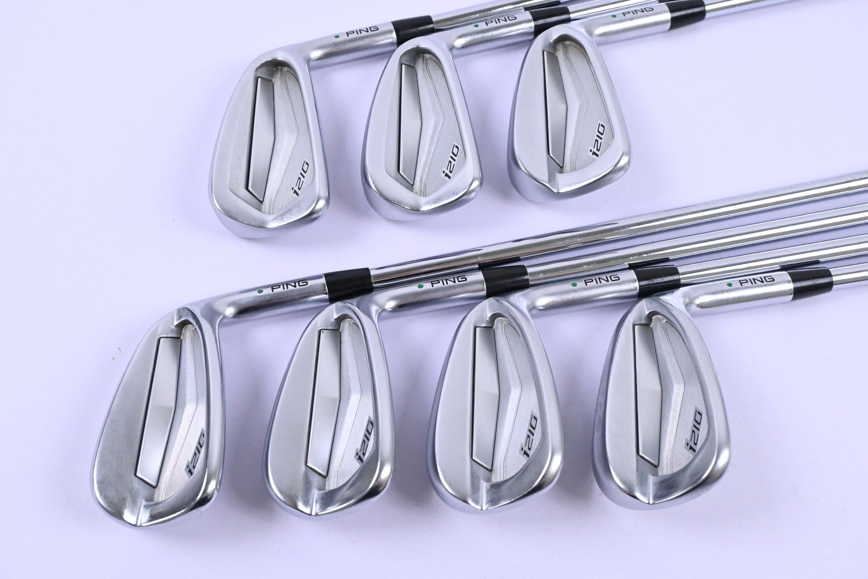 Ping i210 Irons / 5-PW+GW / Green Dot / Regular Flex N.S.PRO Modus 3 105 Shafts