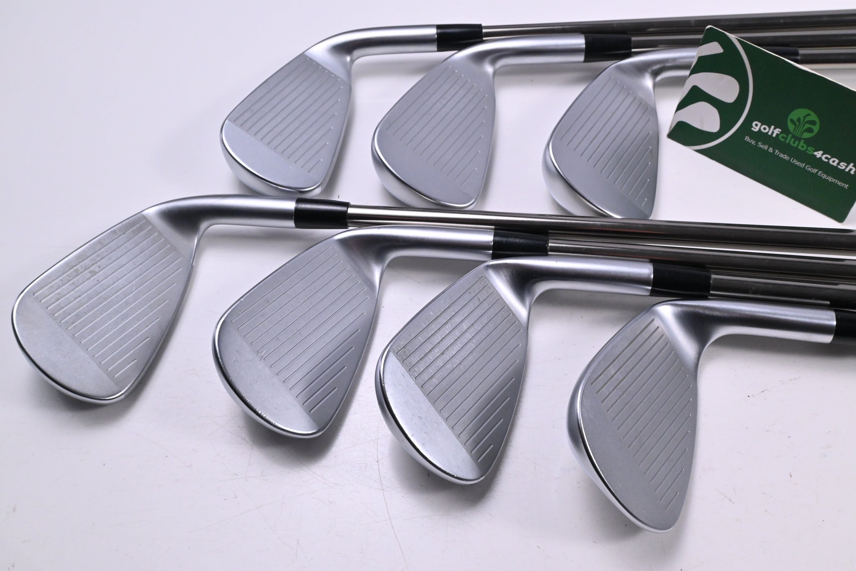 Left Hand Mizuno JPX 923 Hot Metal Irons / 5-PW+GW / Senior Flex Recoil ESX 460