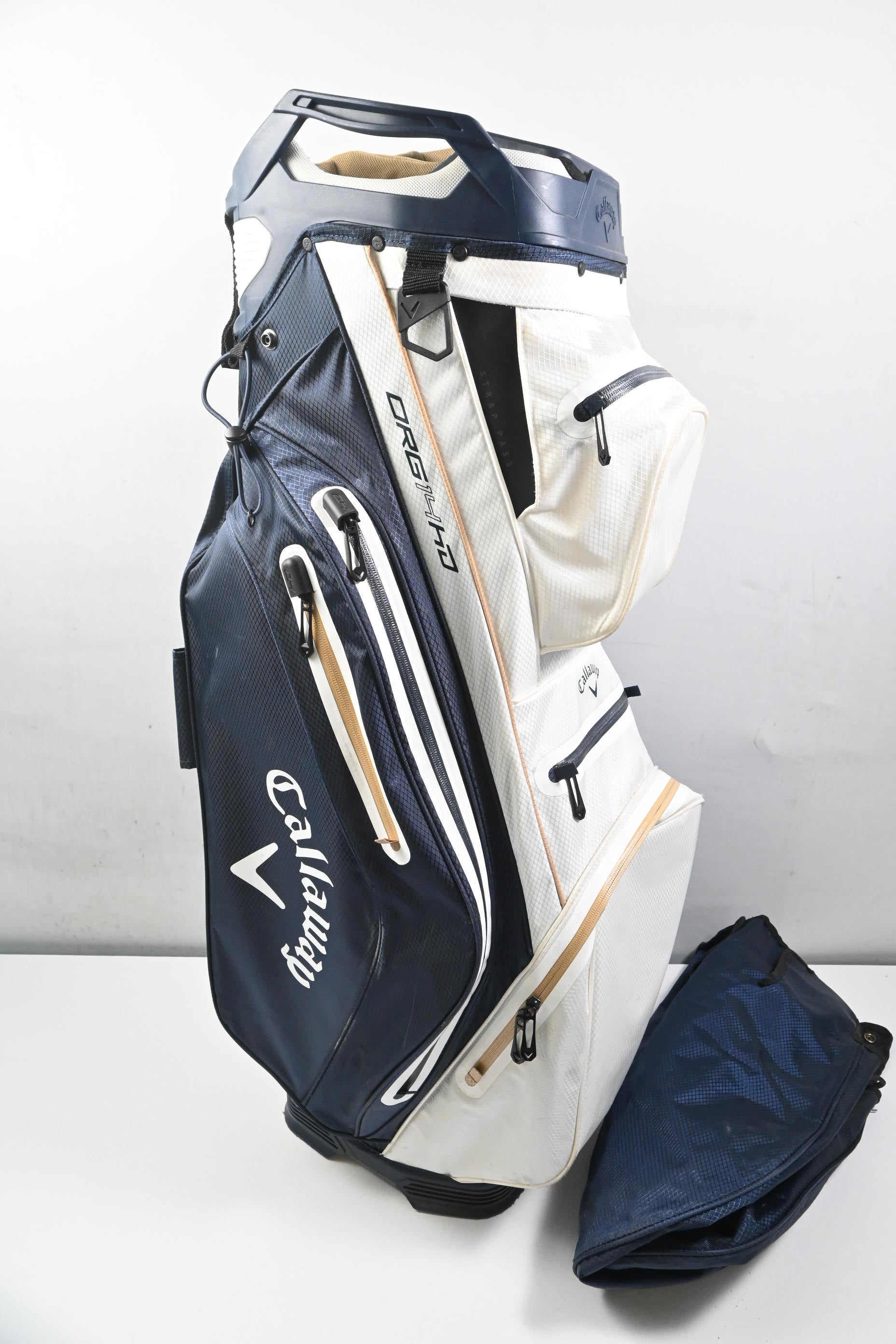 Callaway Org 14 HD Cart Bag / 14-Way Divider / White, Navy & Gold