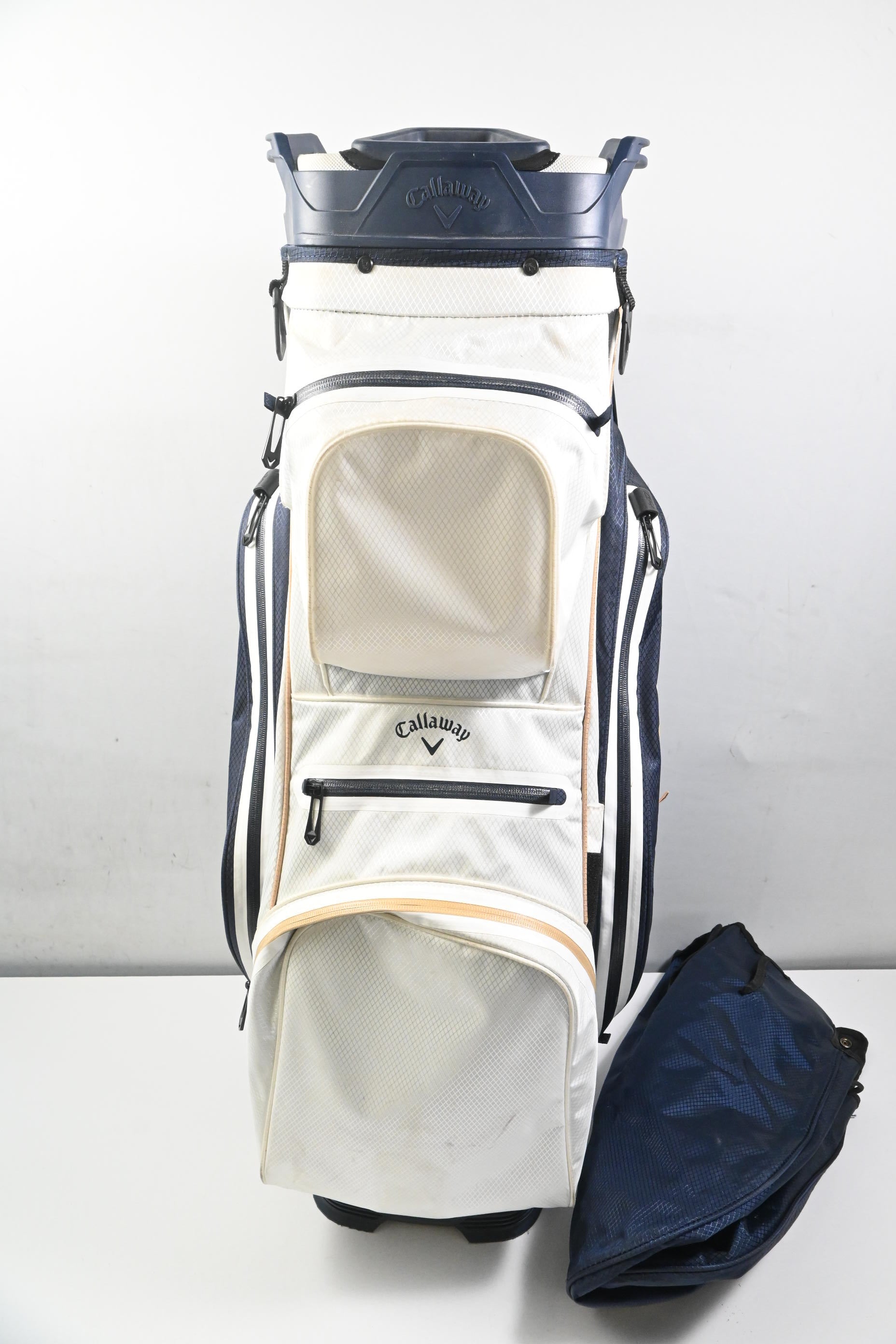 Callaway Org 14 HD Cart Bag / 14-Way Divider / White, Navy & Gold