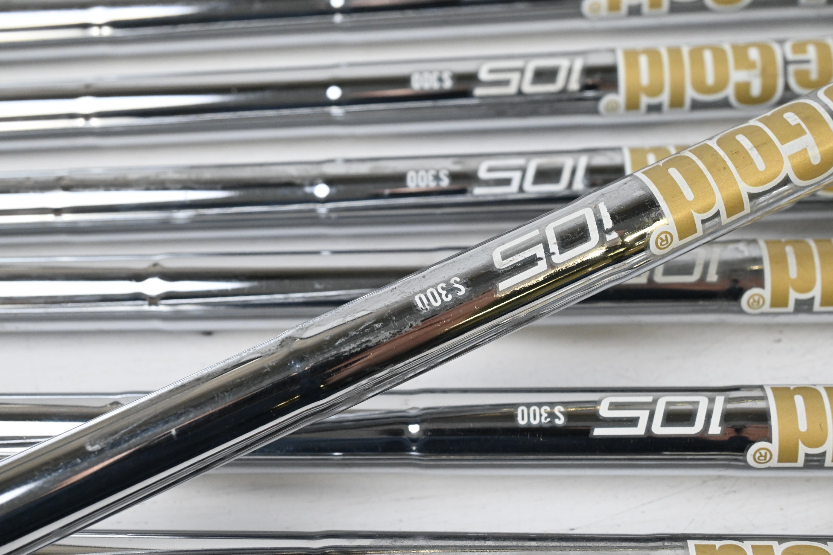 Ping i500 Irons / 4-PW+GW / Orange Dot / Stiff Flex Dynamic Gold 105 S300 Shafts