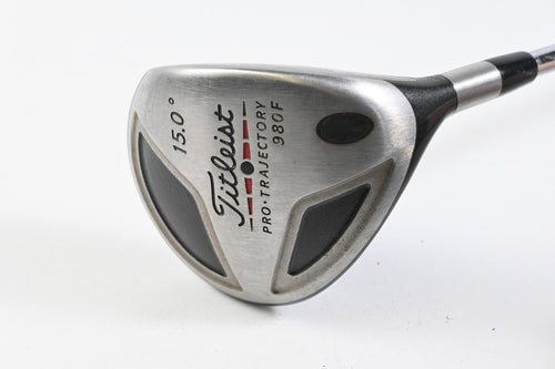 Titleist 980 F #3 Wood / 15 Degree / Regular Flex Dynamic Gold R300 Shaft