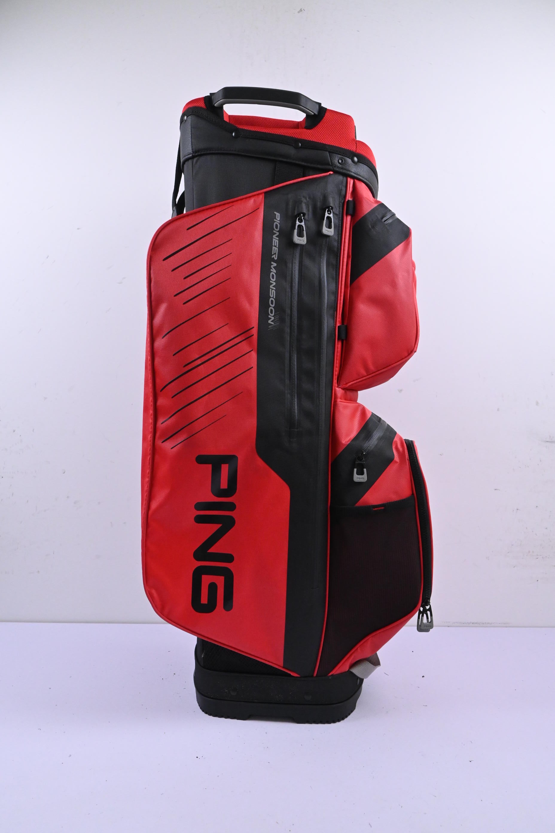 Ping Pioneer Monsoon Cart Bag / 15-Way Divider / Red & Black