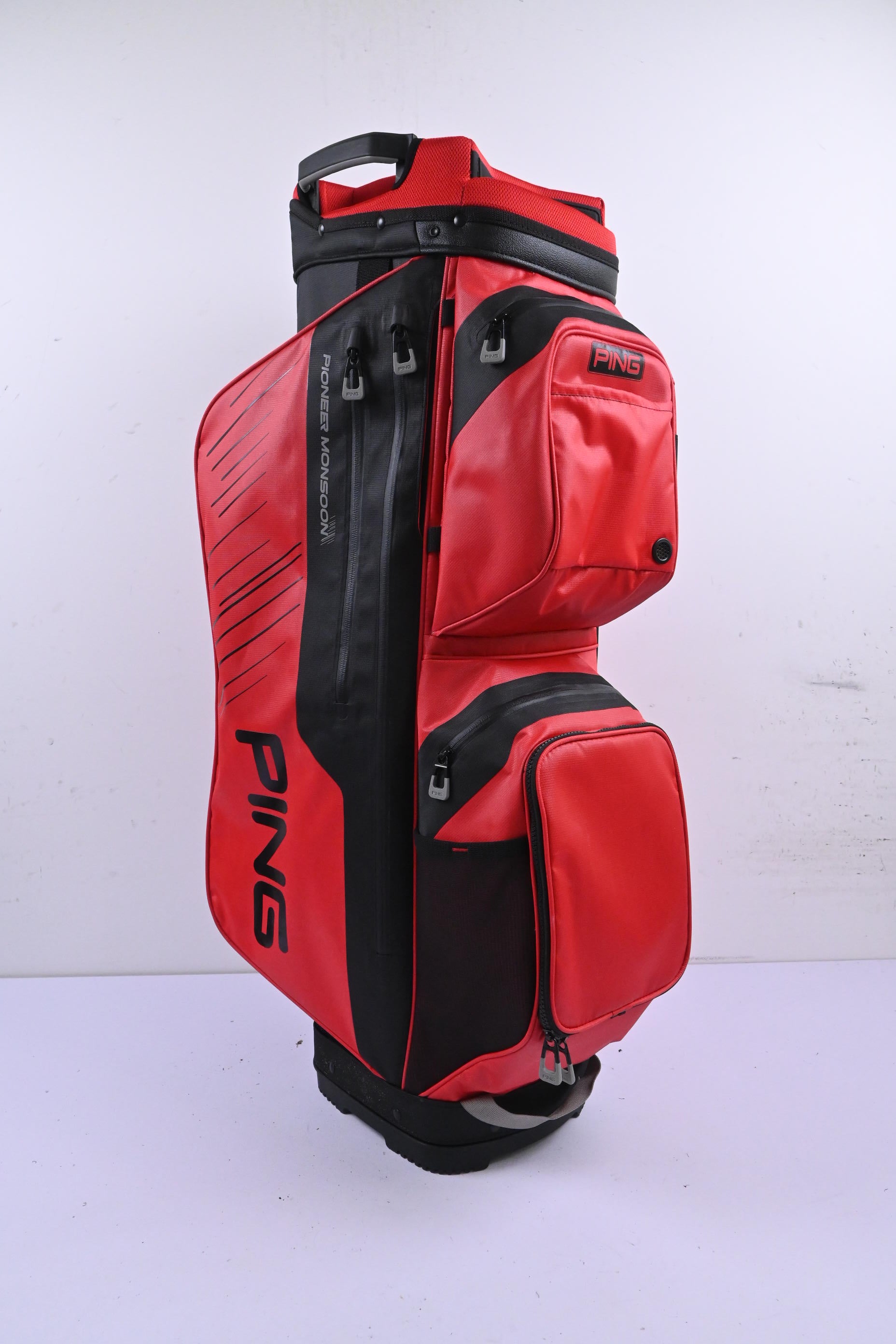 Ping Pioneer Monsoon Cart Bag / 15-Way Divider / Red & Black