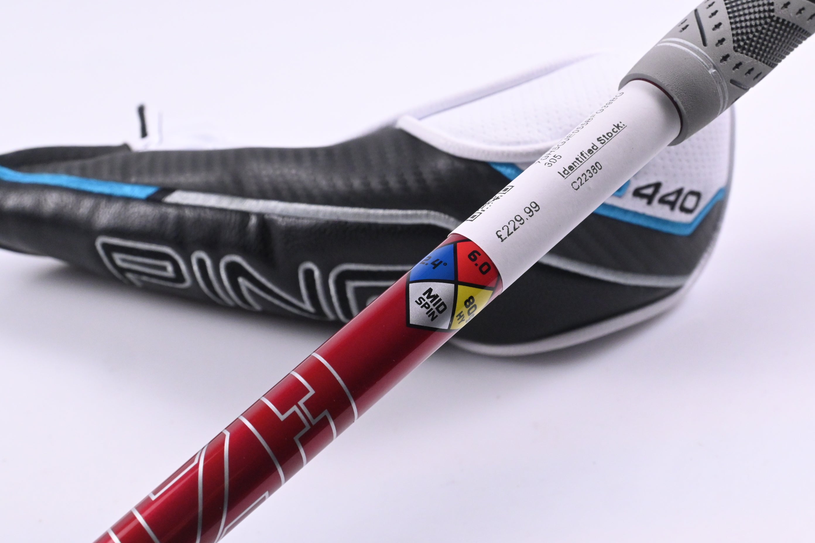 Ping G440 #3 Hybrid / 20 Degree / Stiff Flex HZRDUS Smoke Red RDX 80 Shaft