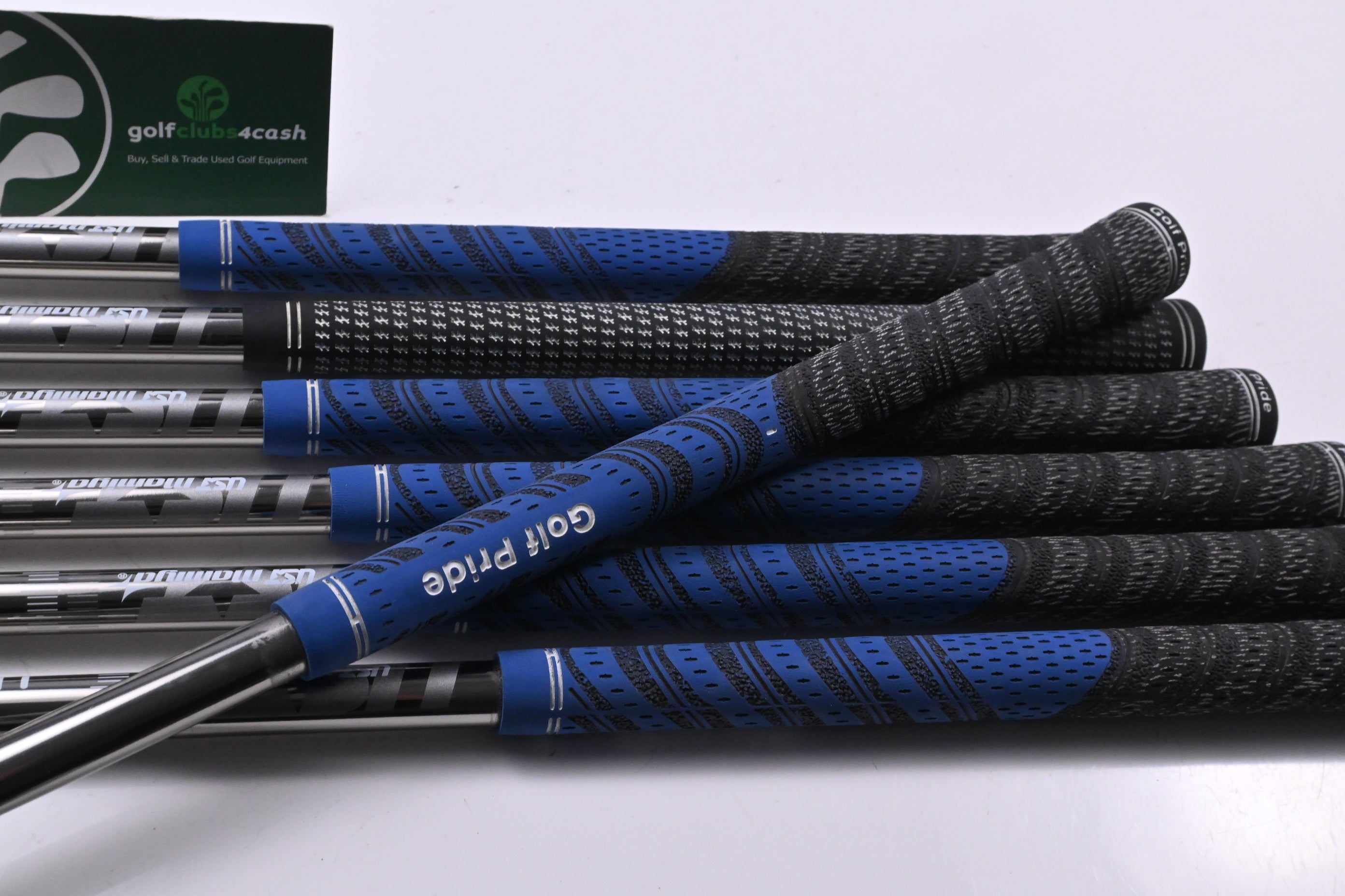Left Hand Mizuno JPX 923 Hot Metal Irons / 5-PW+GW / Senior Flex Recoil ESX 460