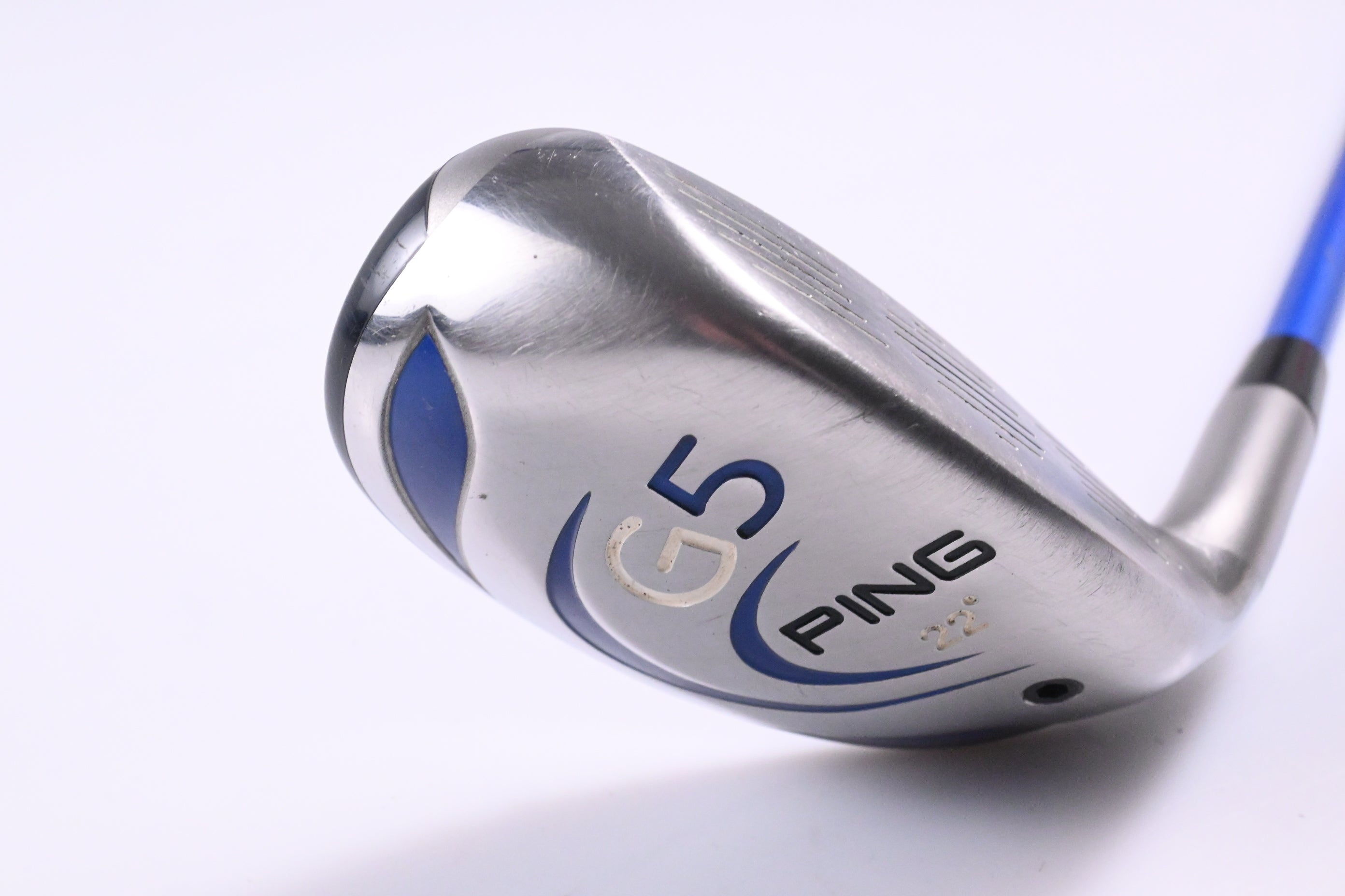 Ping G5 #4 Hybrid / 22 Degree / Regular Flex Grafalloy ProLaunch Blue Shaft