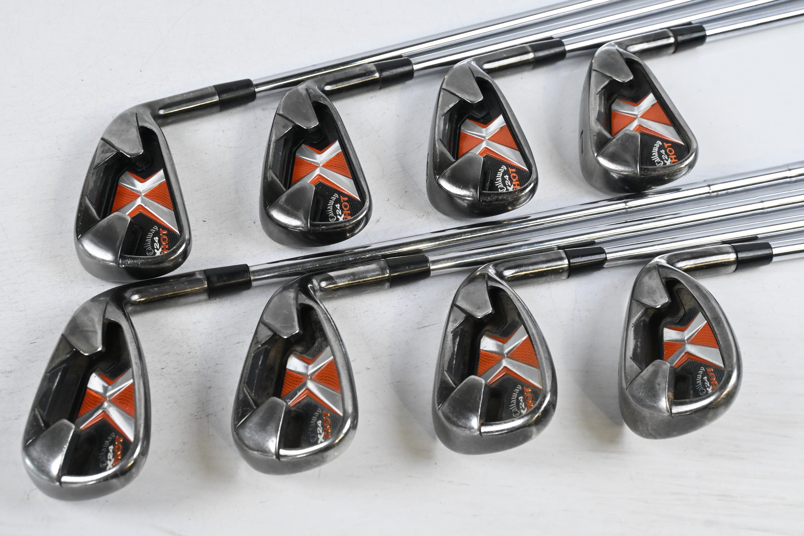Callaway X-24 Hot Irons / 4-PW+SW / Uniflex Callaway X Shafts