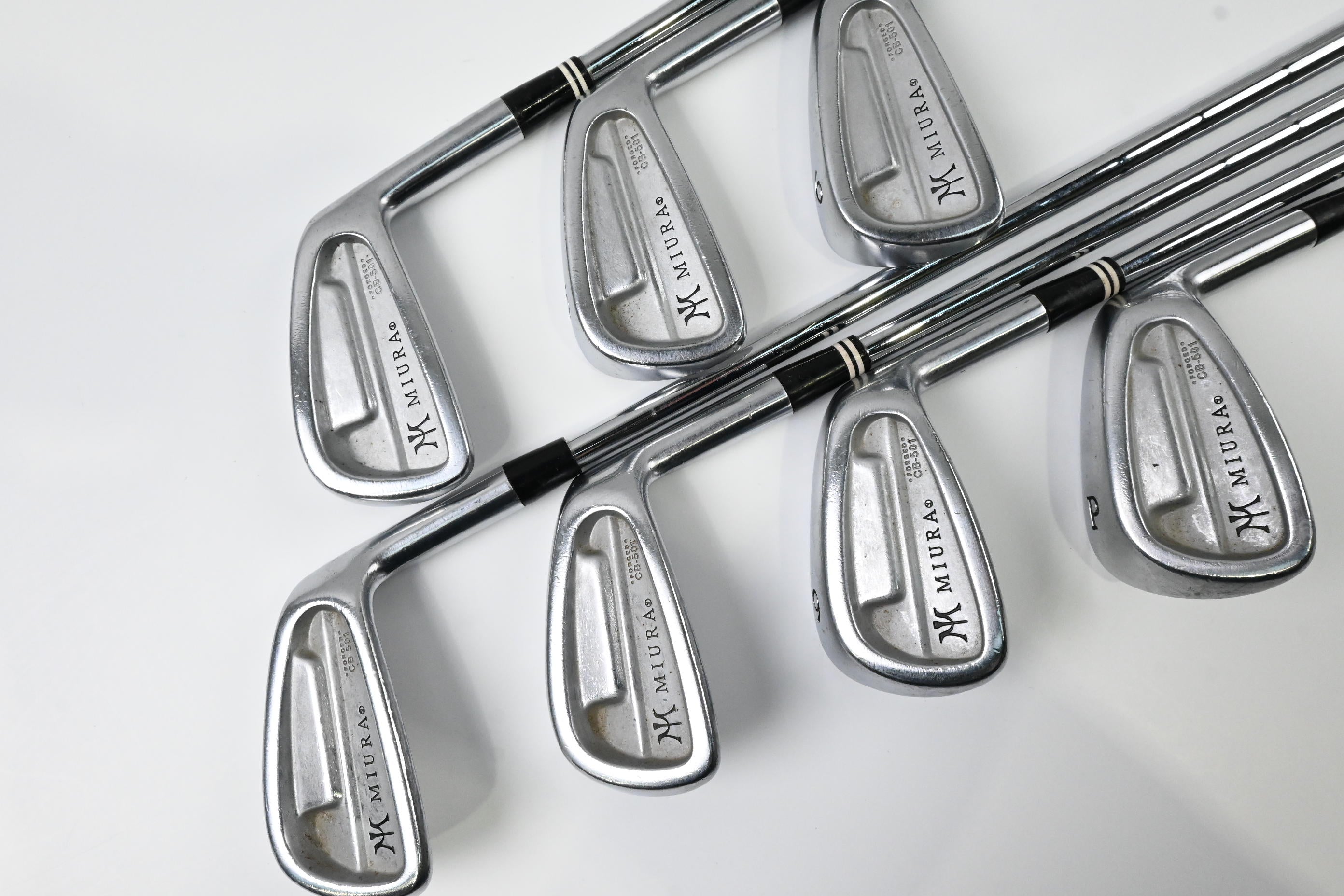 Miura CB-501 Irons / 4-PW / Stiff Flex KBS Tour 90 Shafts